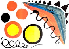 Cinq Boules et Deux Serpents, Alexander Calder