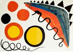 Cinq Boules et Deux Serpents, Alexander Calder