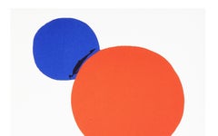 Circles Black Blue Red Calder Abstract Geometric Colorful Kinetic Balance Modern