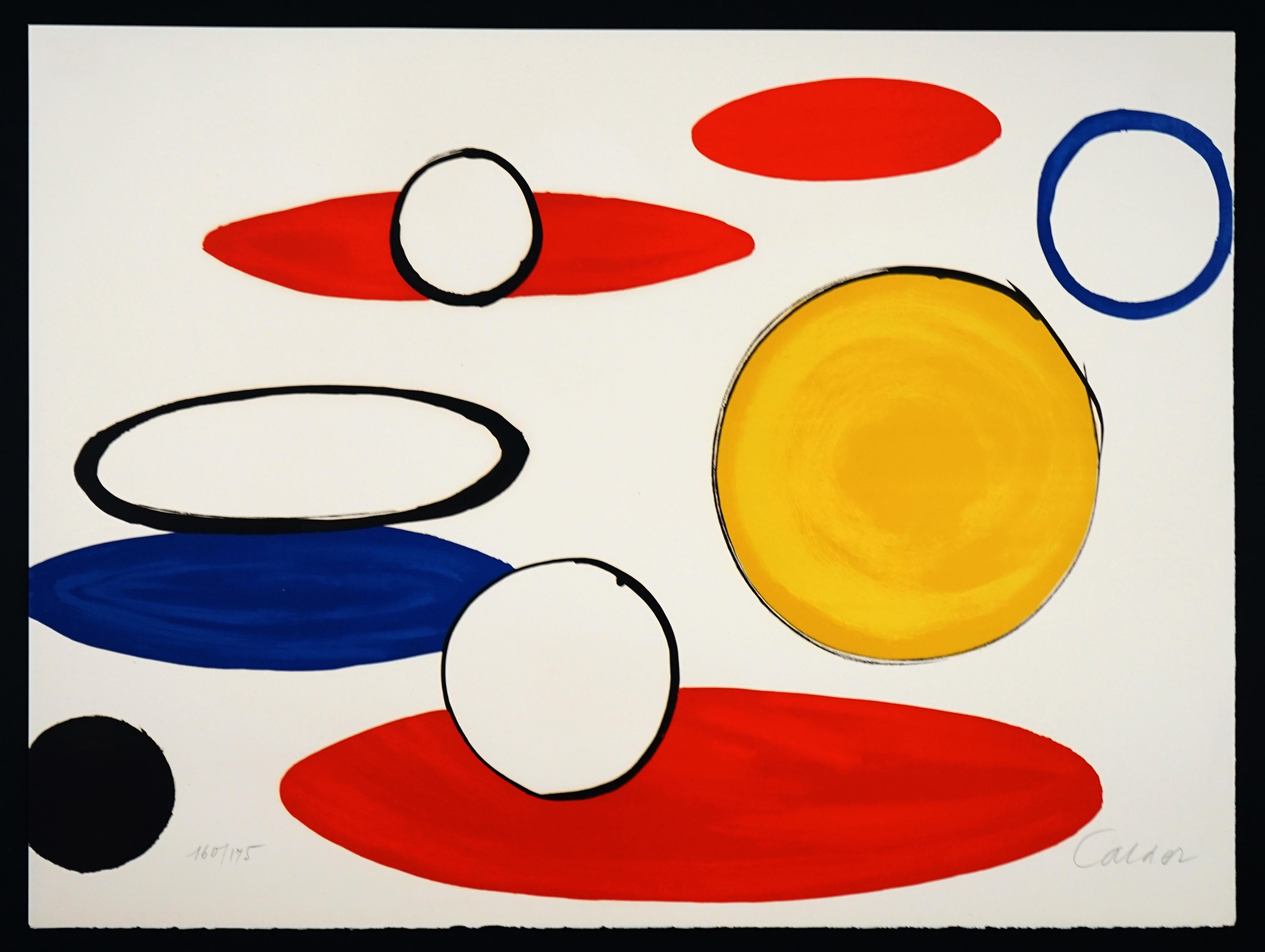 Alexander Calder Abstract Print - "Circles" from Our Unfinished Revolution