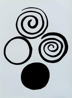 Kreise und Spiralen – Lithographie, 1965