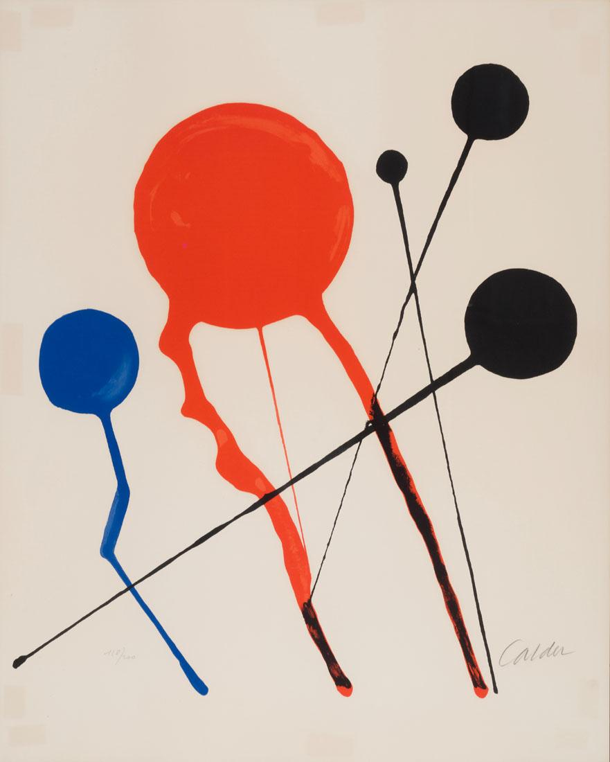 Comètes - Print by Alexander Calder