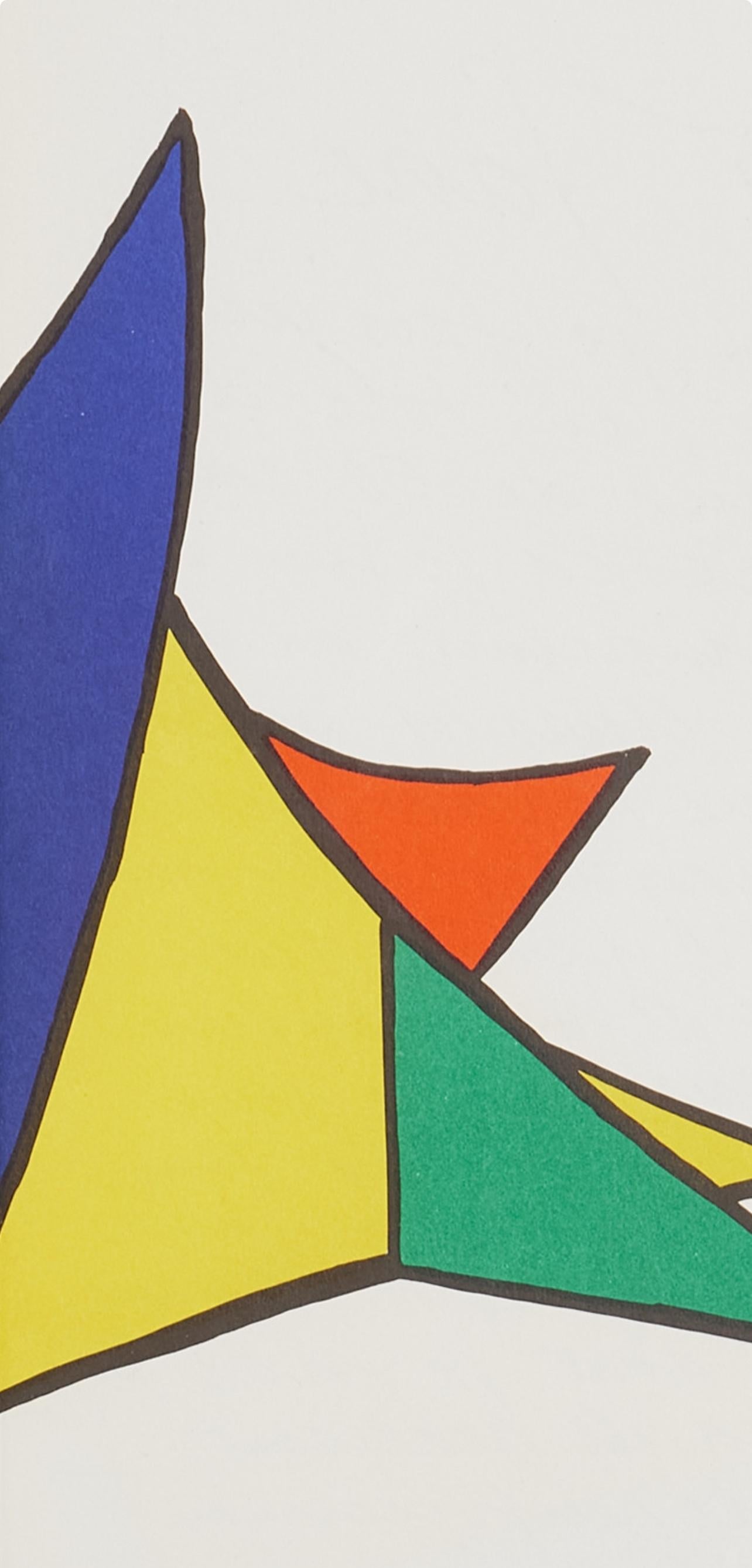 Composition, Derrière le miroir - Print by Alexander Calder