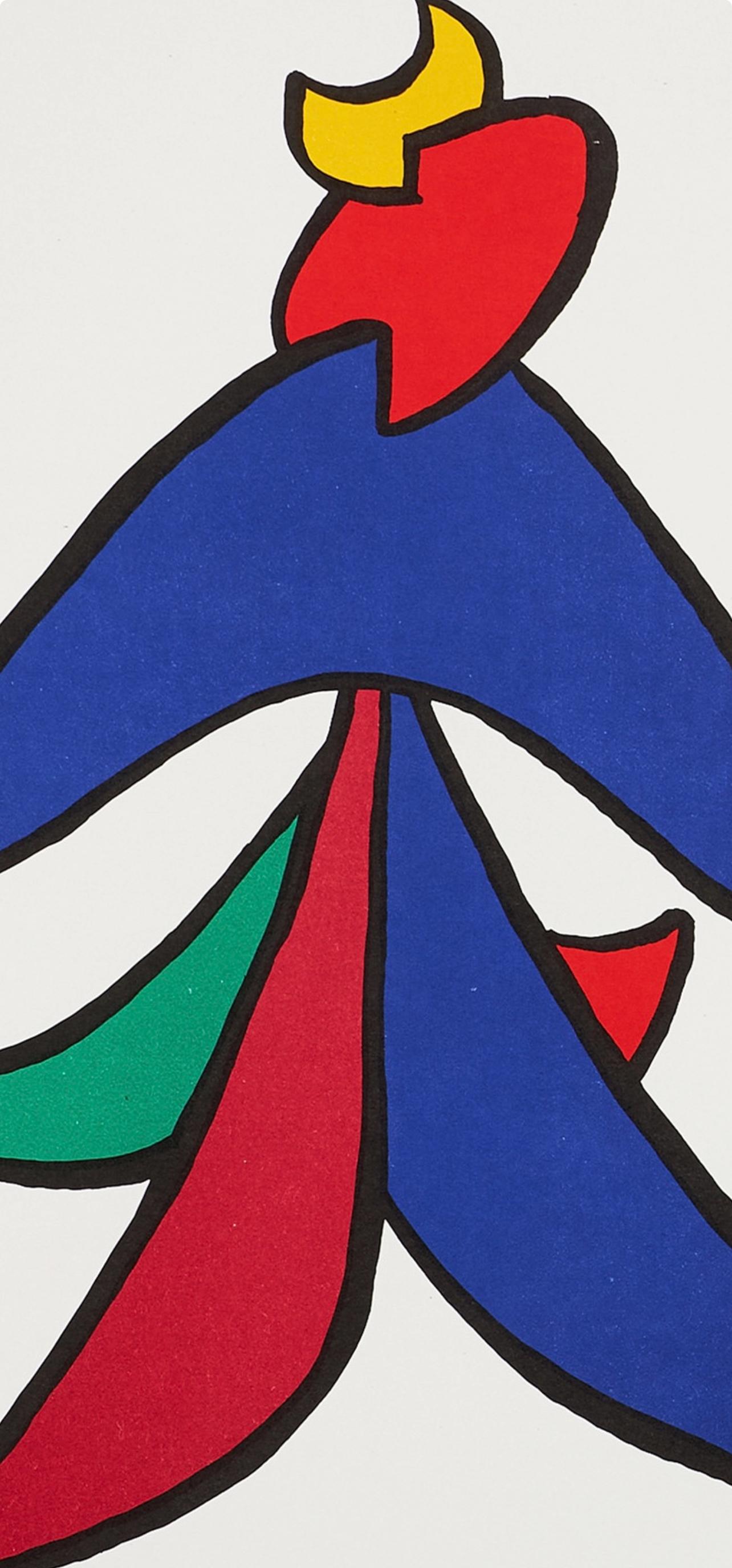 Composition, Derrière le miroir - Print by Alexander Calder
