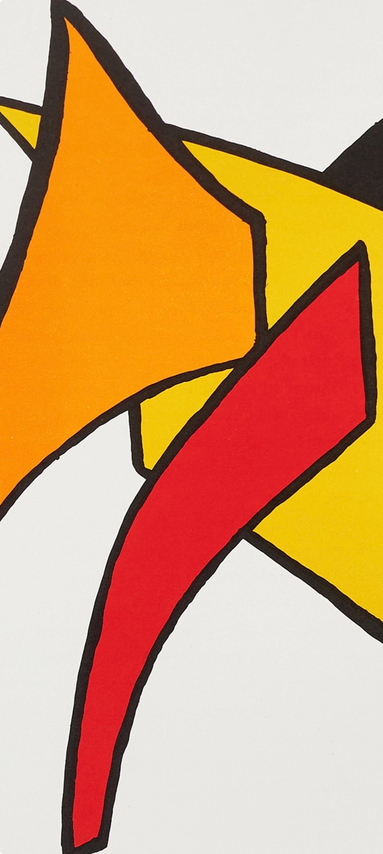 Composition, Derrière le miroir - Print by Alexander Calder