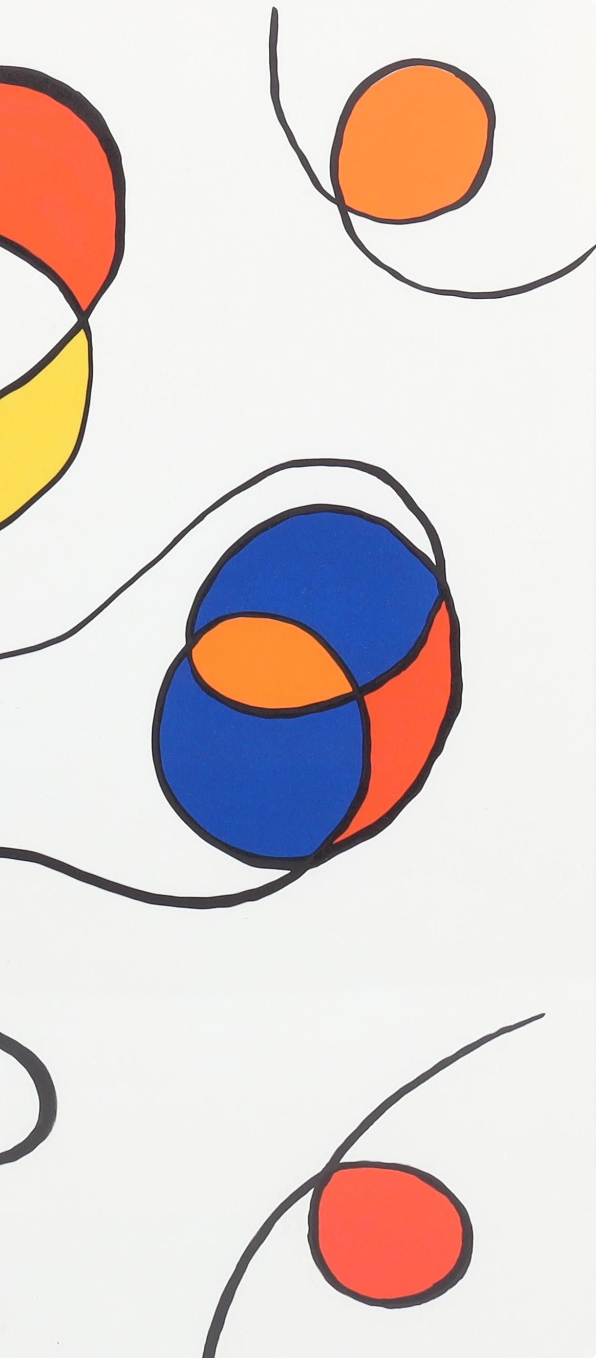 Composición, Derrière le miroir - Print de Alexander Calder
