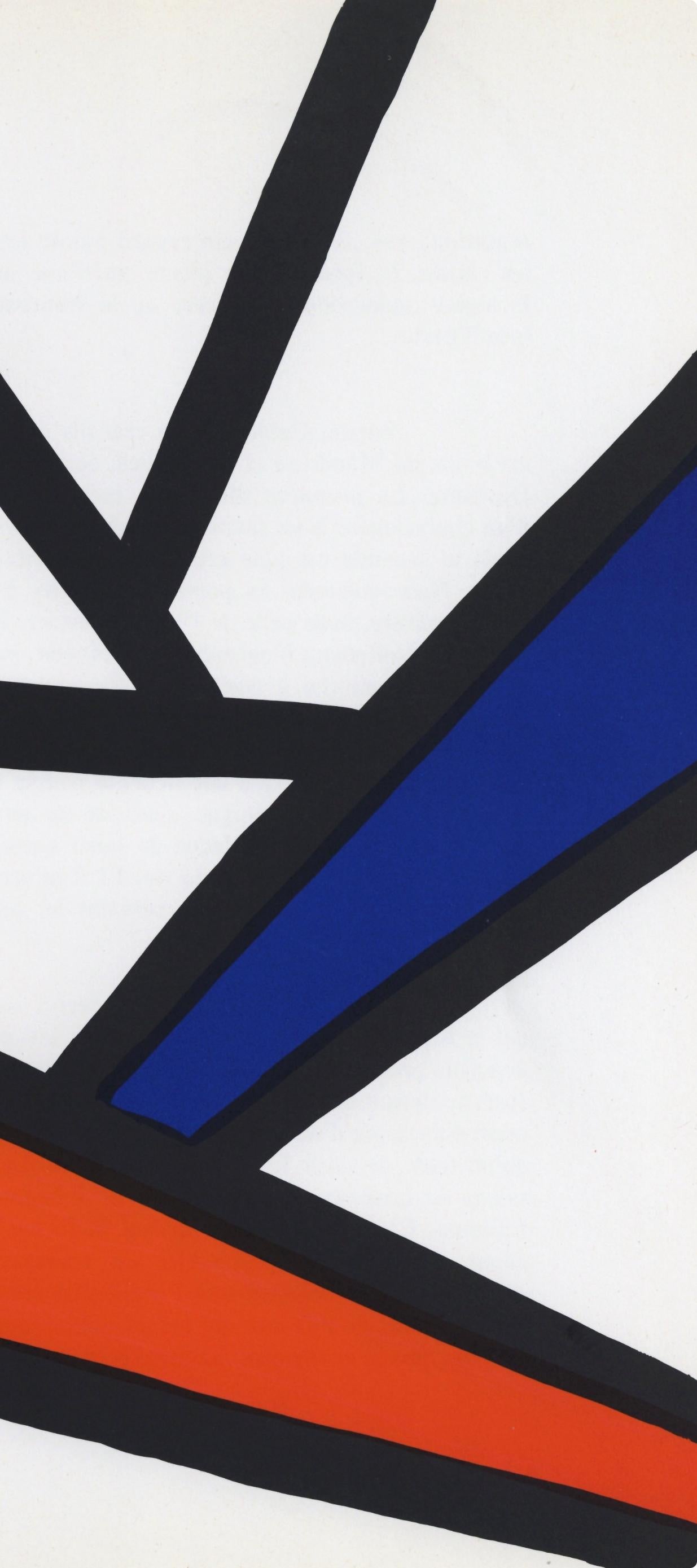 Composición, Derrière le miroir - Print de Alexander Calder