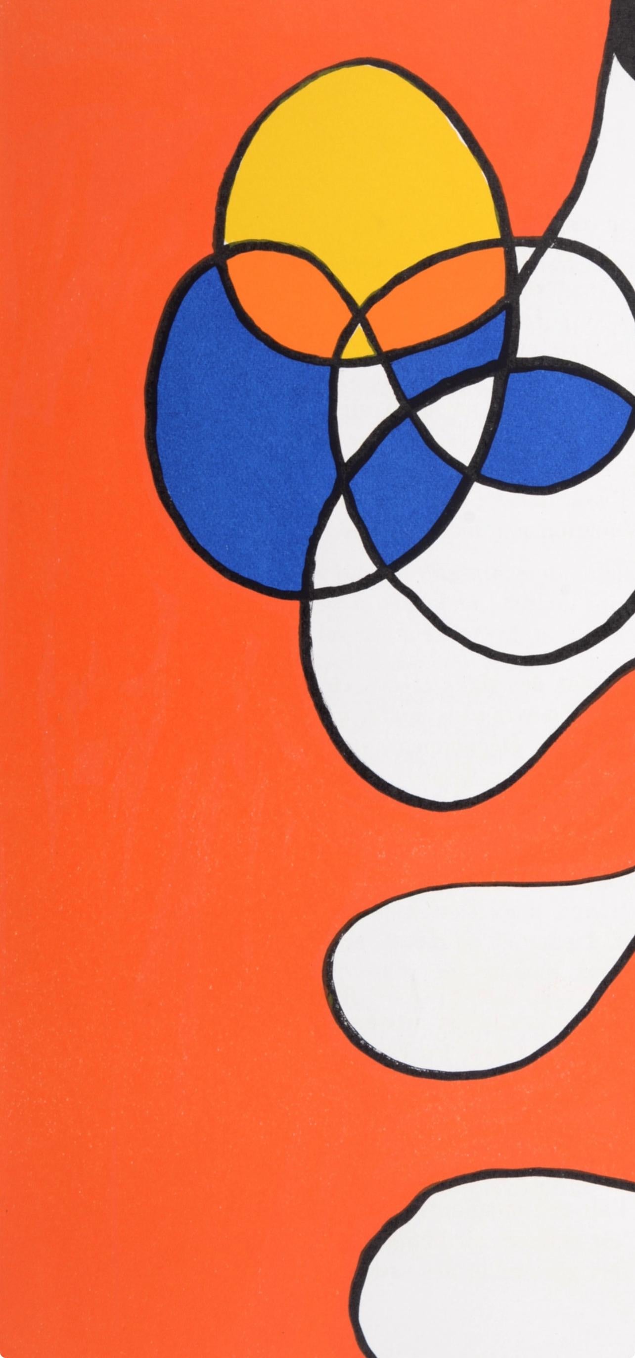 Composición, Derrière le miroir - Print de Alexander Calder