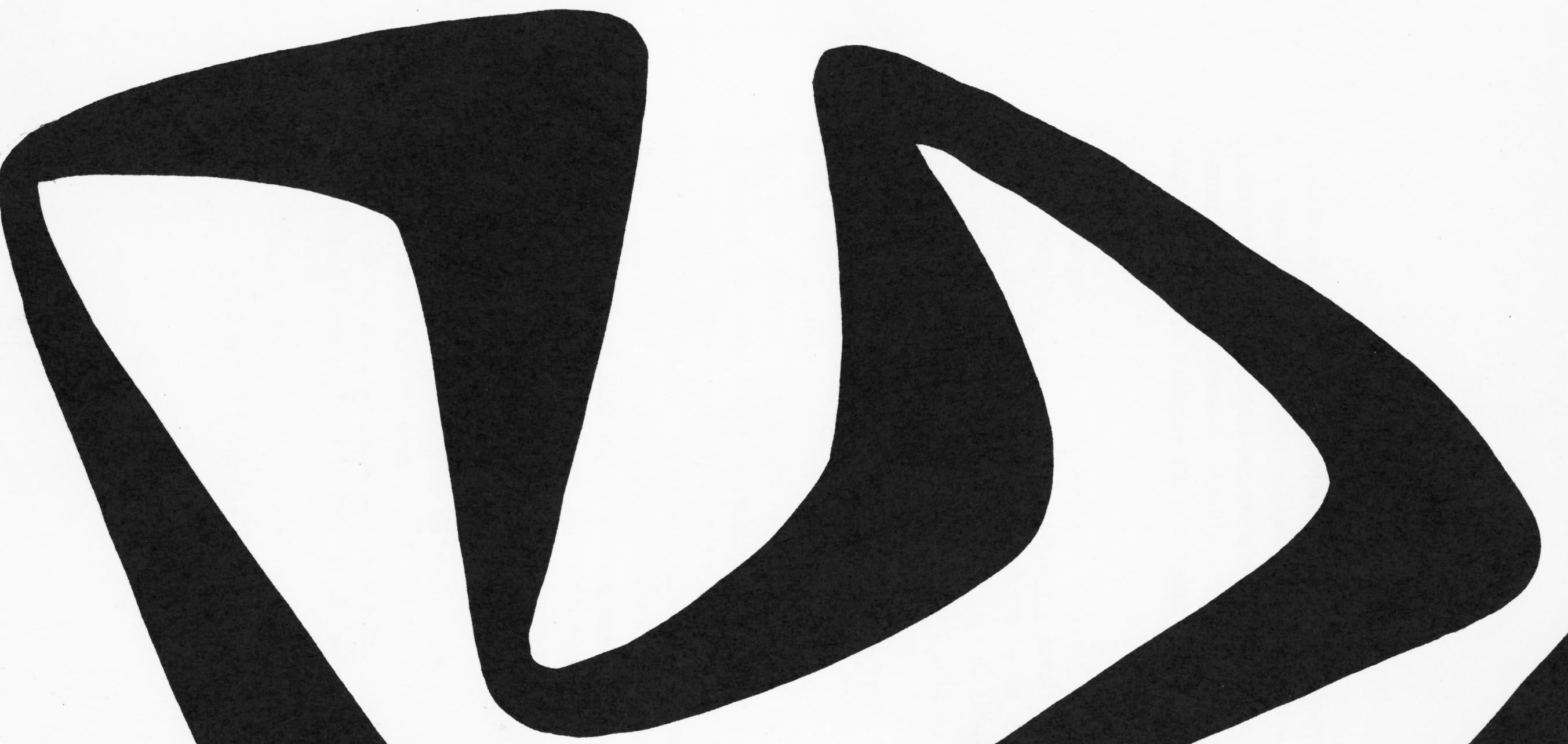 Composition, Derrière le miroir - Print by Alexander Calder