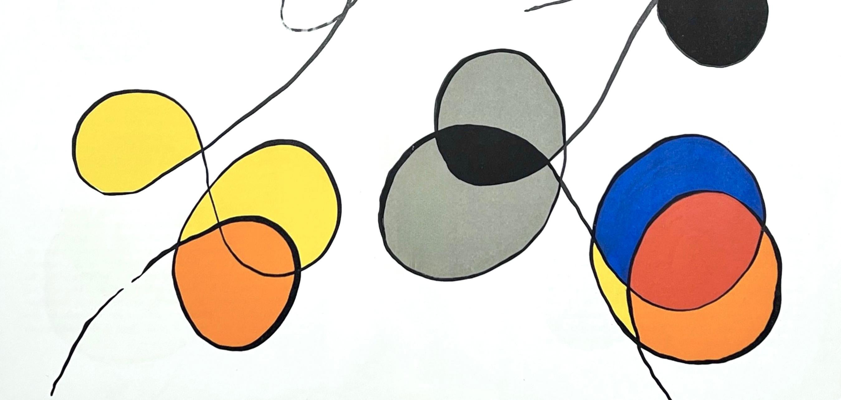 Composition, Derrière le miroir - Print by Alexander Calder