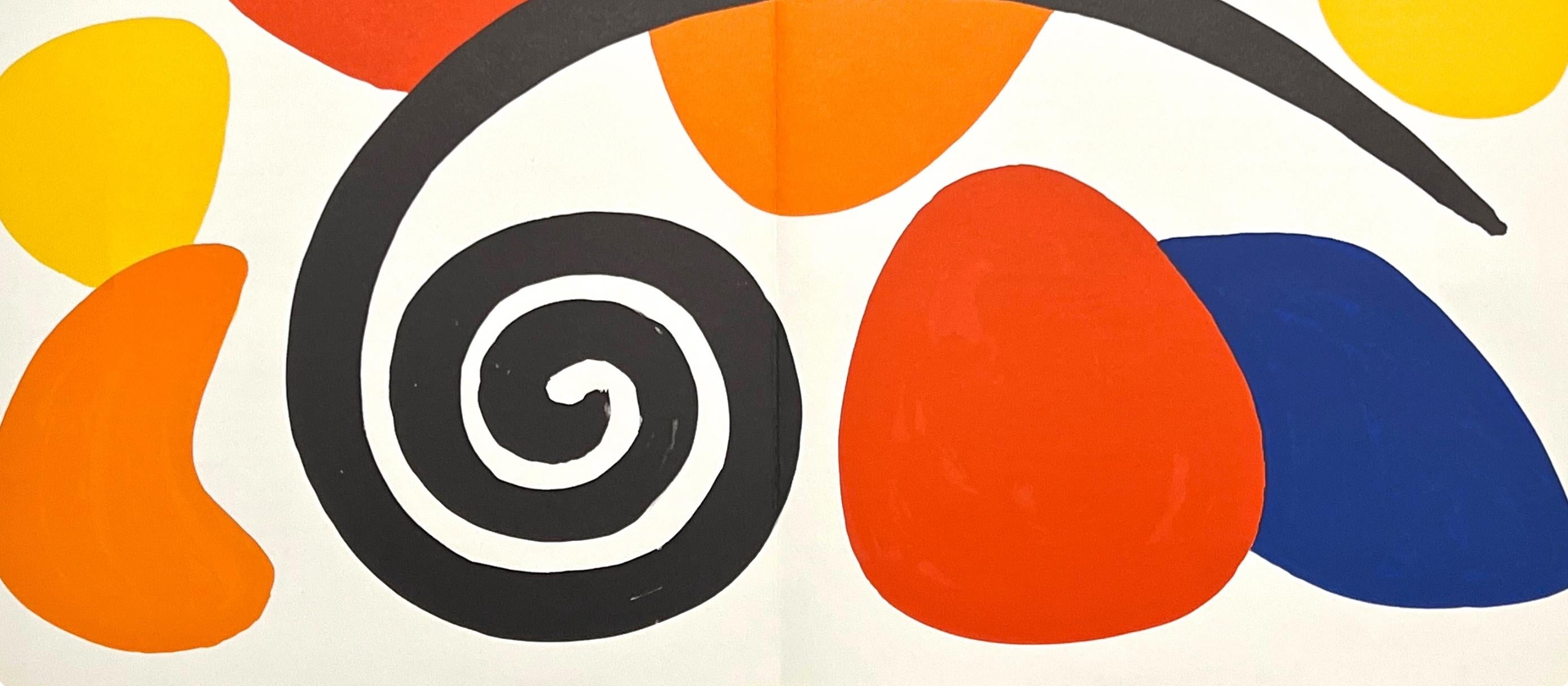 Composition, Derrière le miroir - Print by Alexander Calder