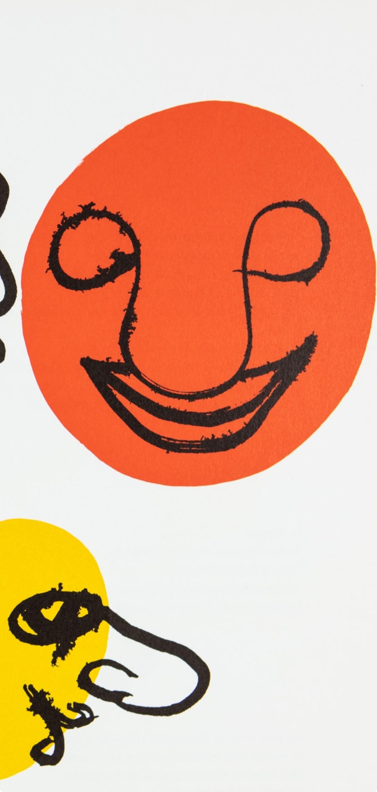 Composition, Derrière le miroir - Print by Alexander Calder