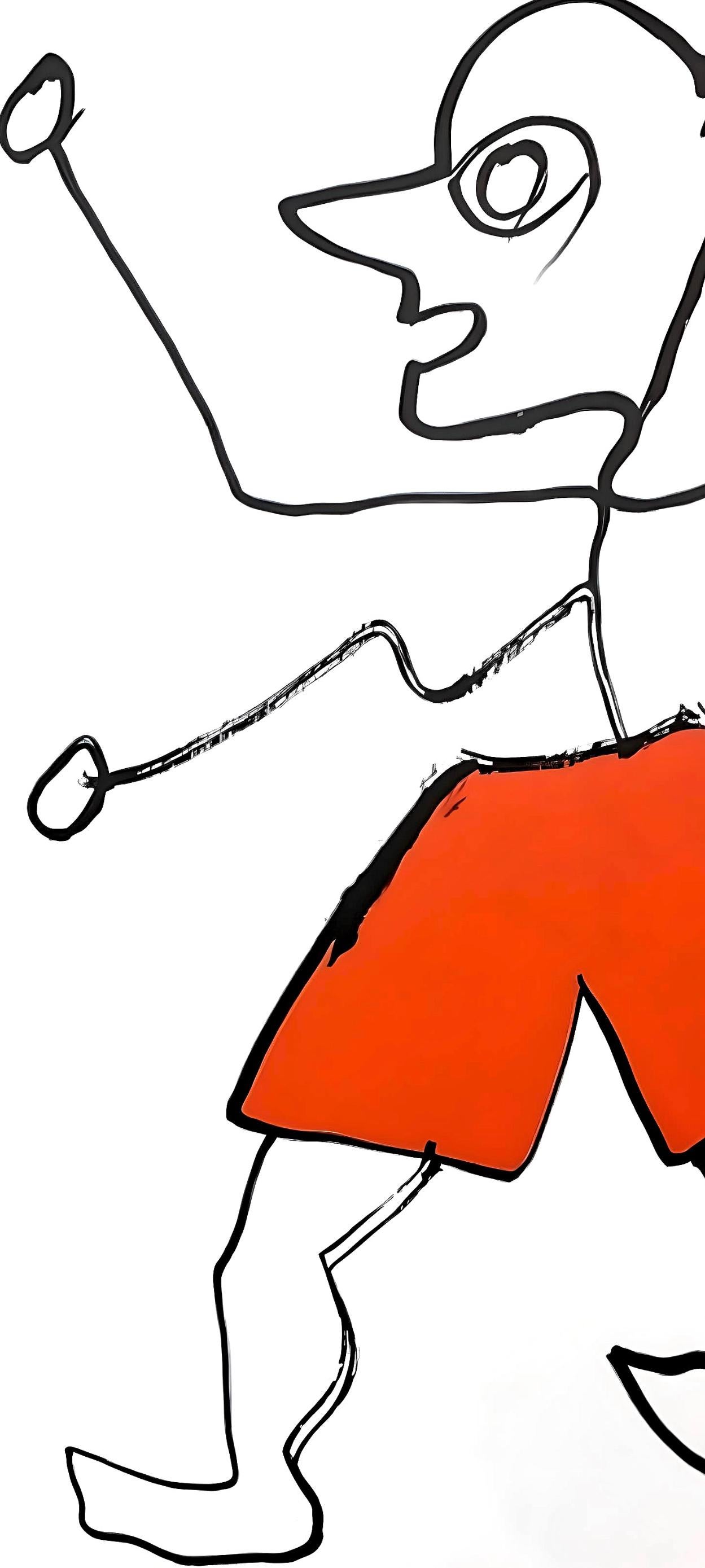Composición, Derrière le miroir - Print de Alexander Calder