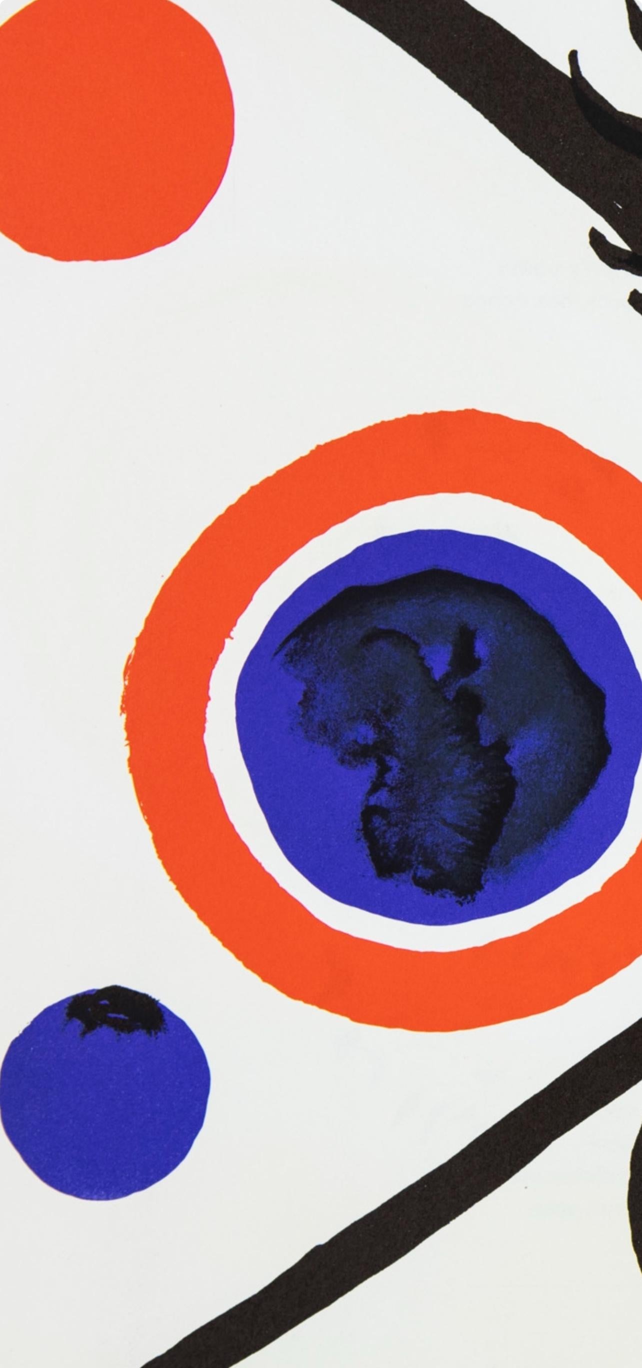 Composizione, Derrière le miroir - Print di Alexander Calder