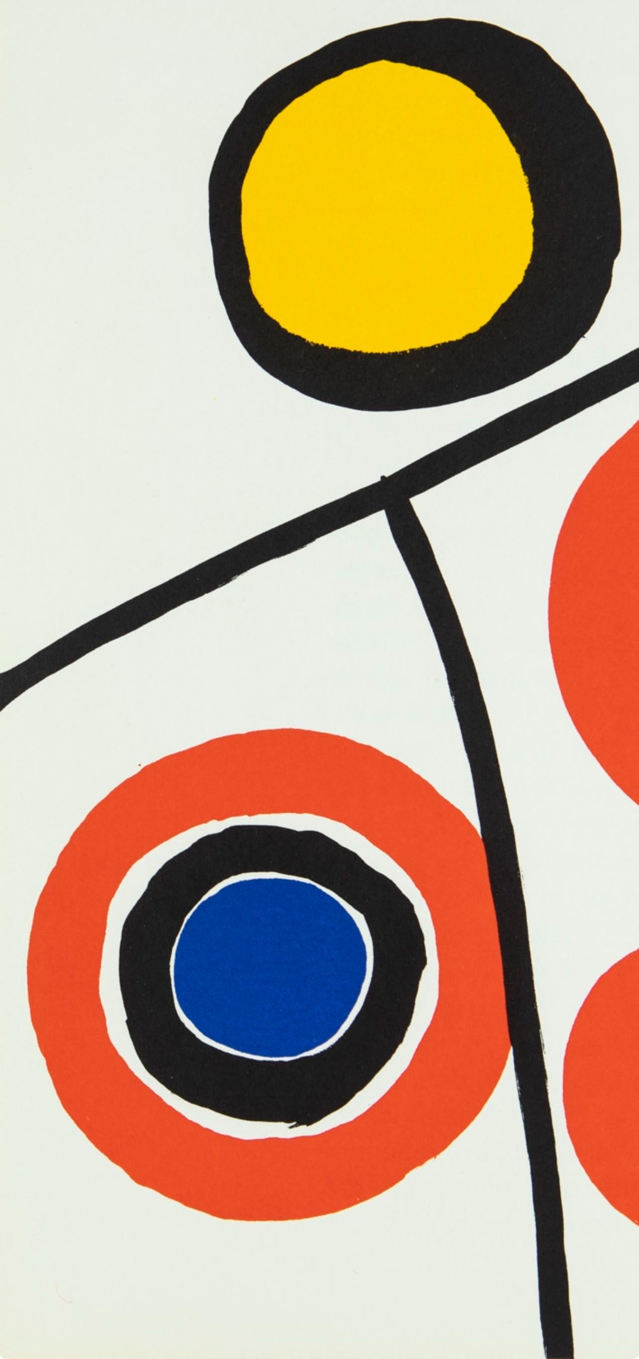 Composition, Derrière le miroir - Print by Alexander Calder