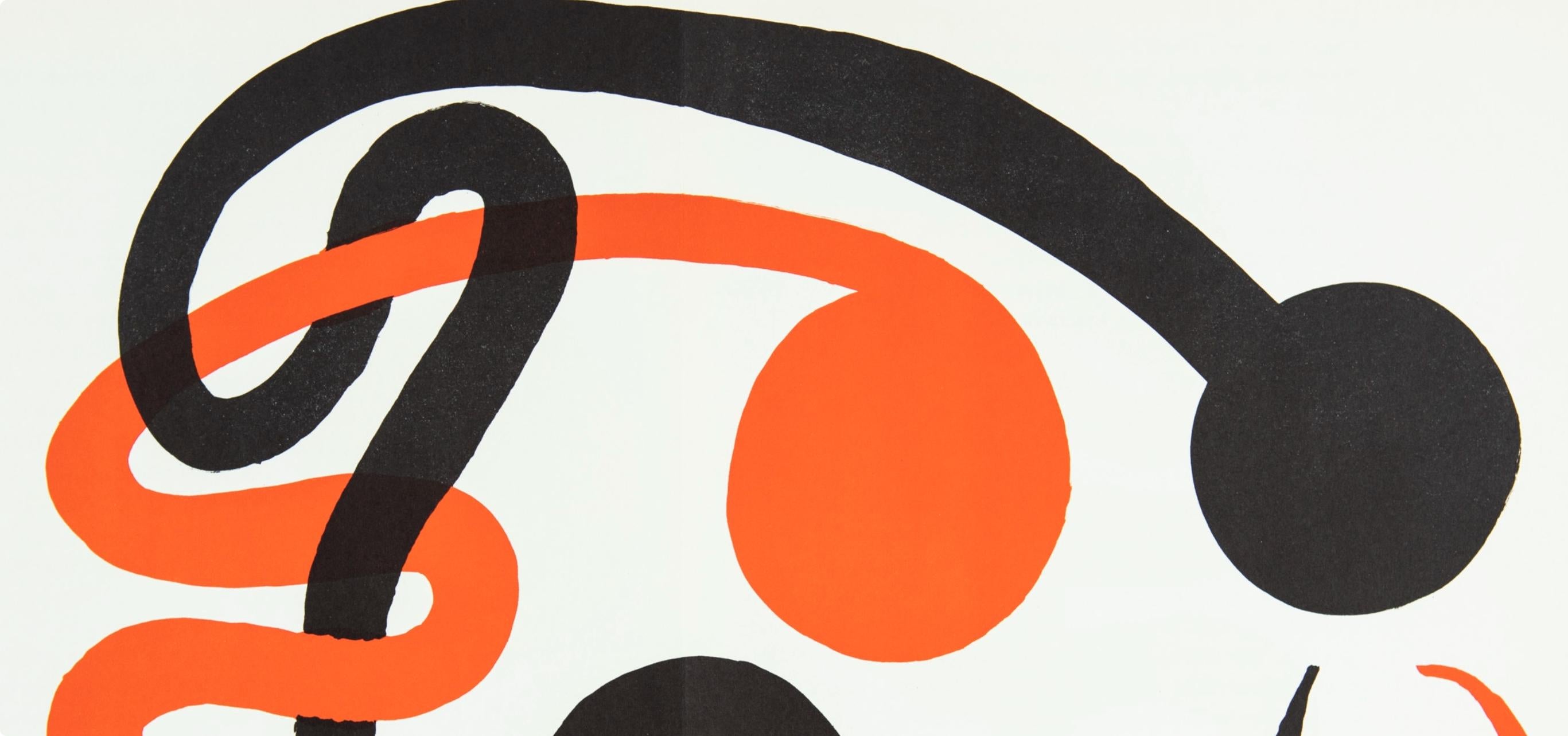 Composición, Derrière le miroir - Print de Alexander Calder
