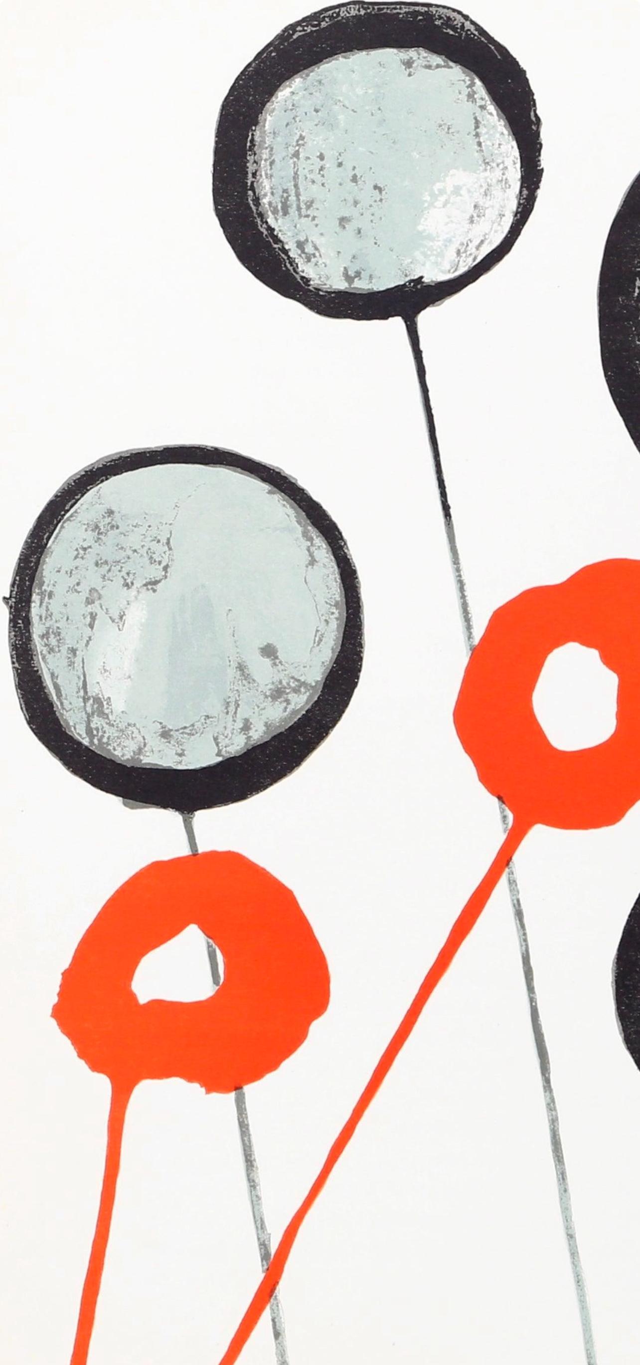 Zusammensetzung, Derrière le miroir – Print von Alexander Calder
