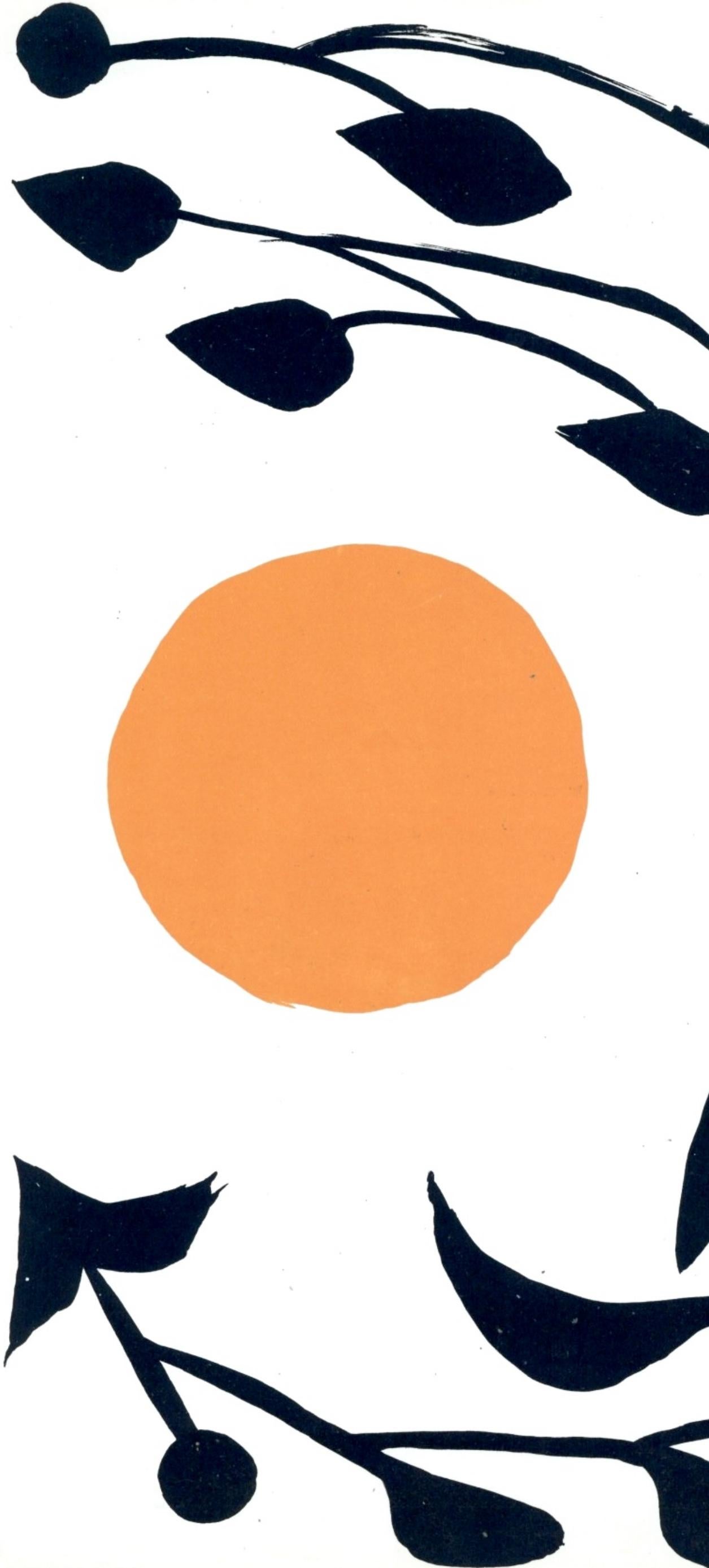 Composizione, Derrière le miroir - Print di Alexander Calder