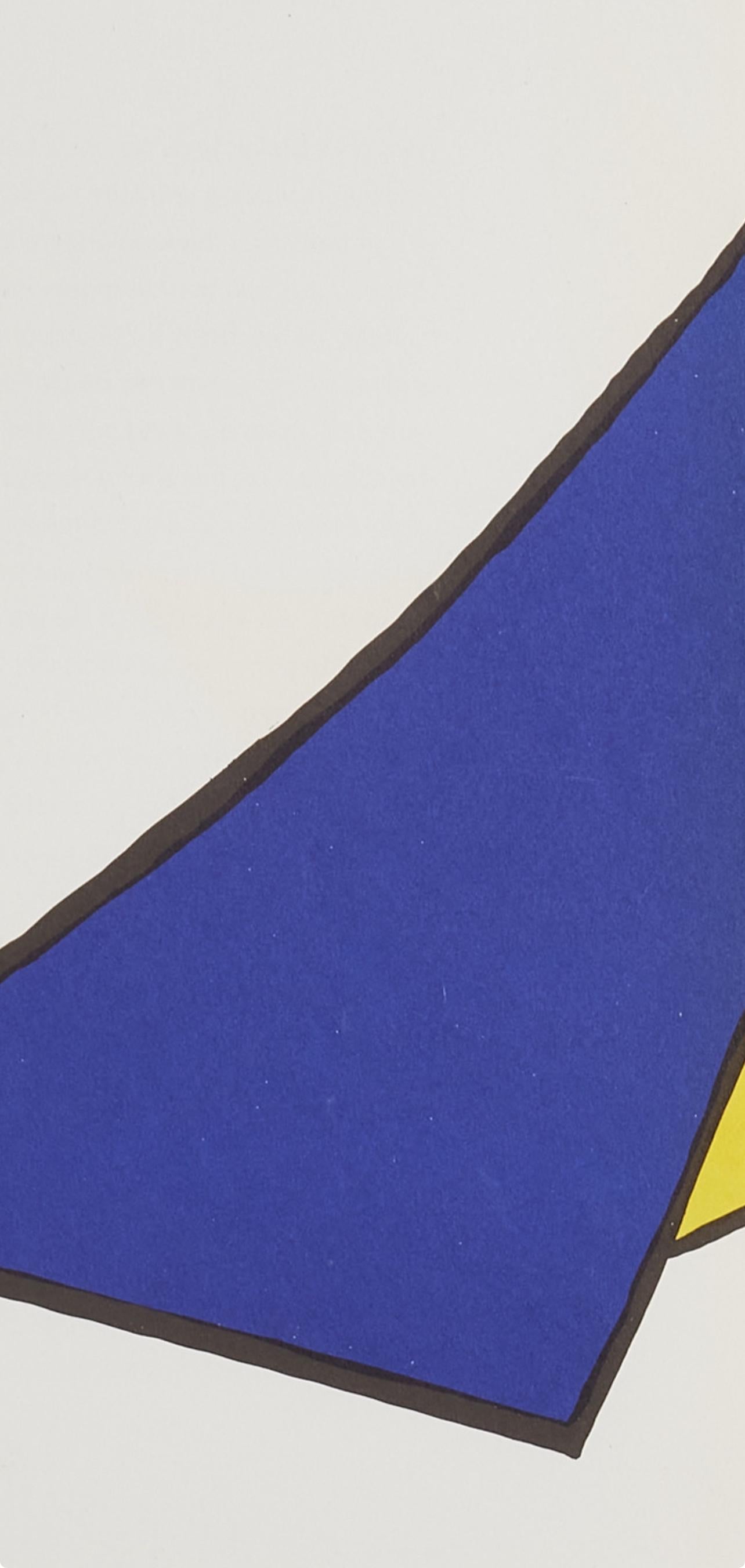 Composition, Derrière le miroir - Modern Print by Alexander Calder