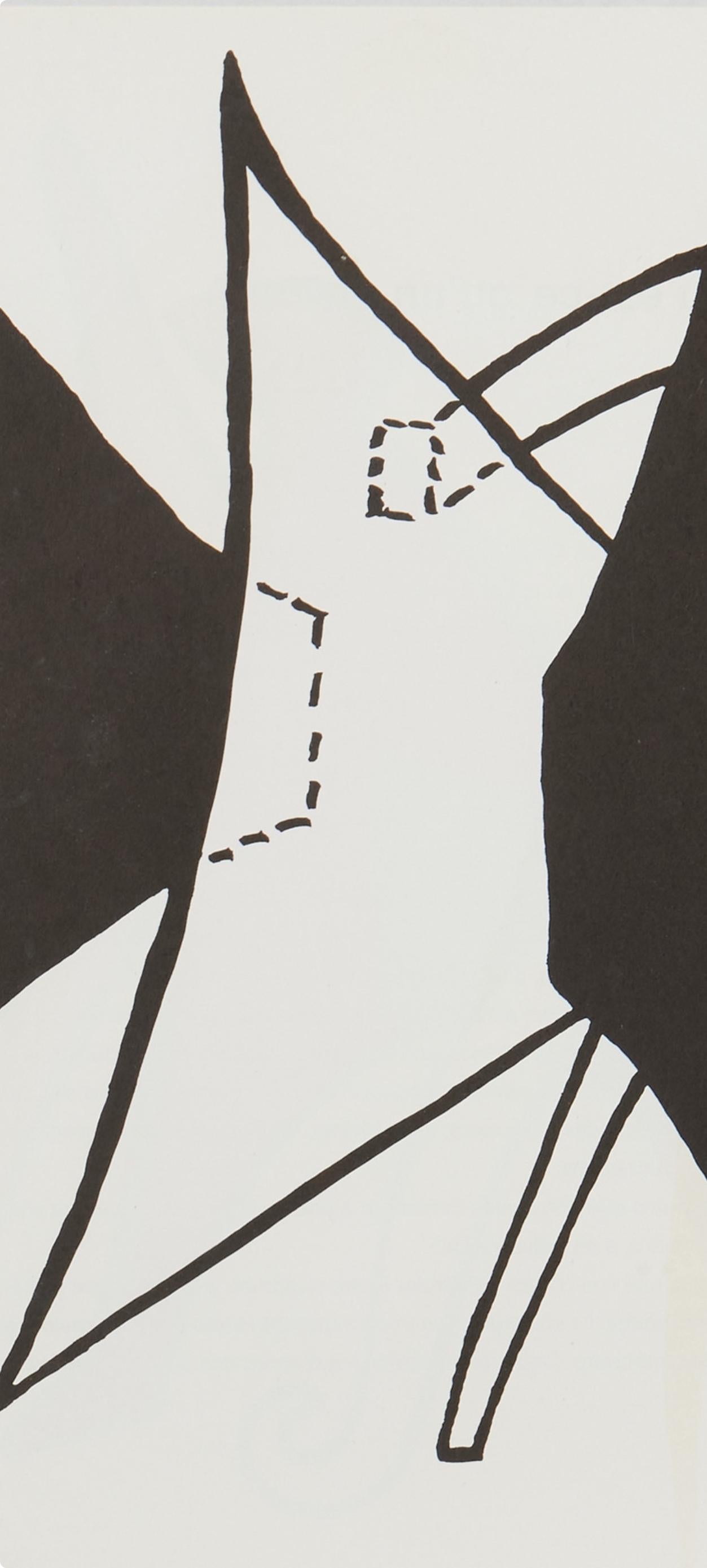Composition, Derrière le miroir - Modern Print by Alexander Calder