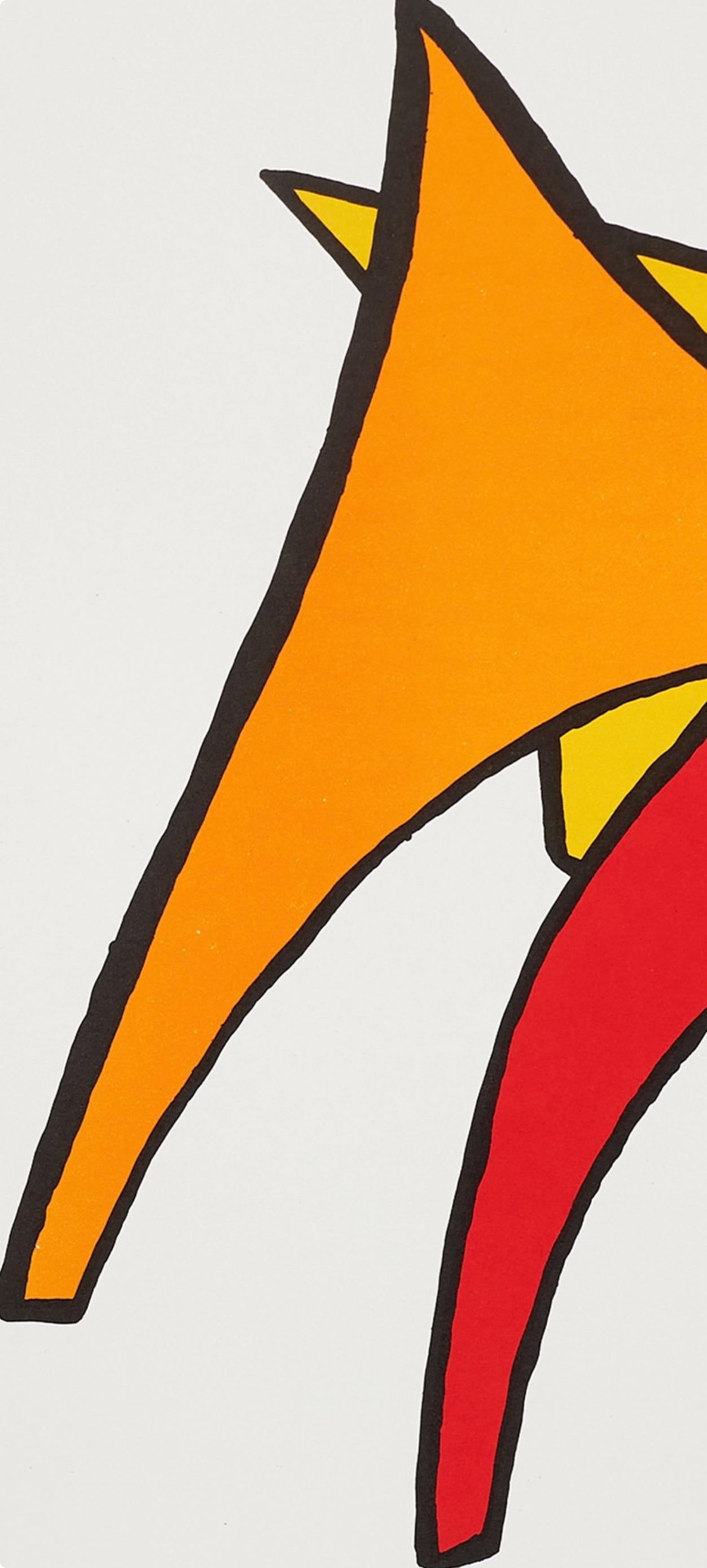 Composition, Derrière le miroir - Modern Print by Alexander Calder