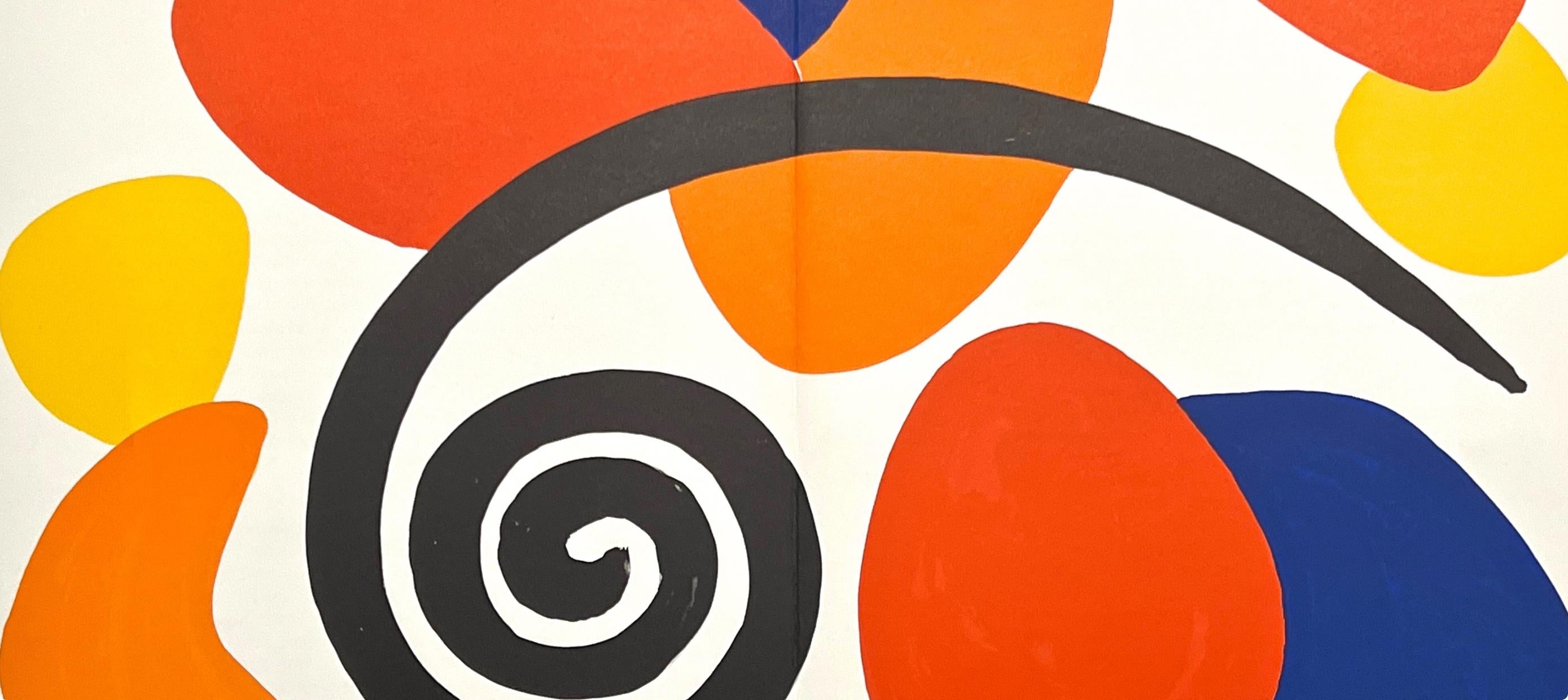 Composition, Derrière le miroir - Modern Print by Alexander Calder