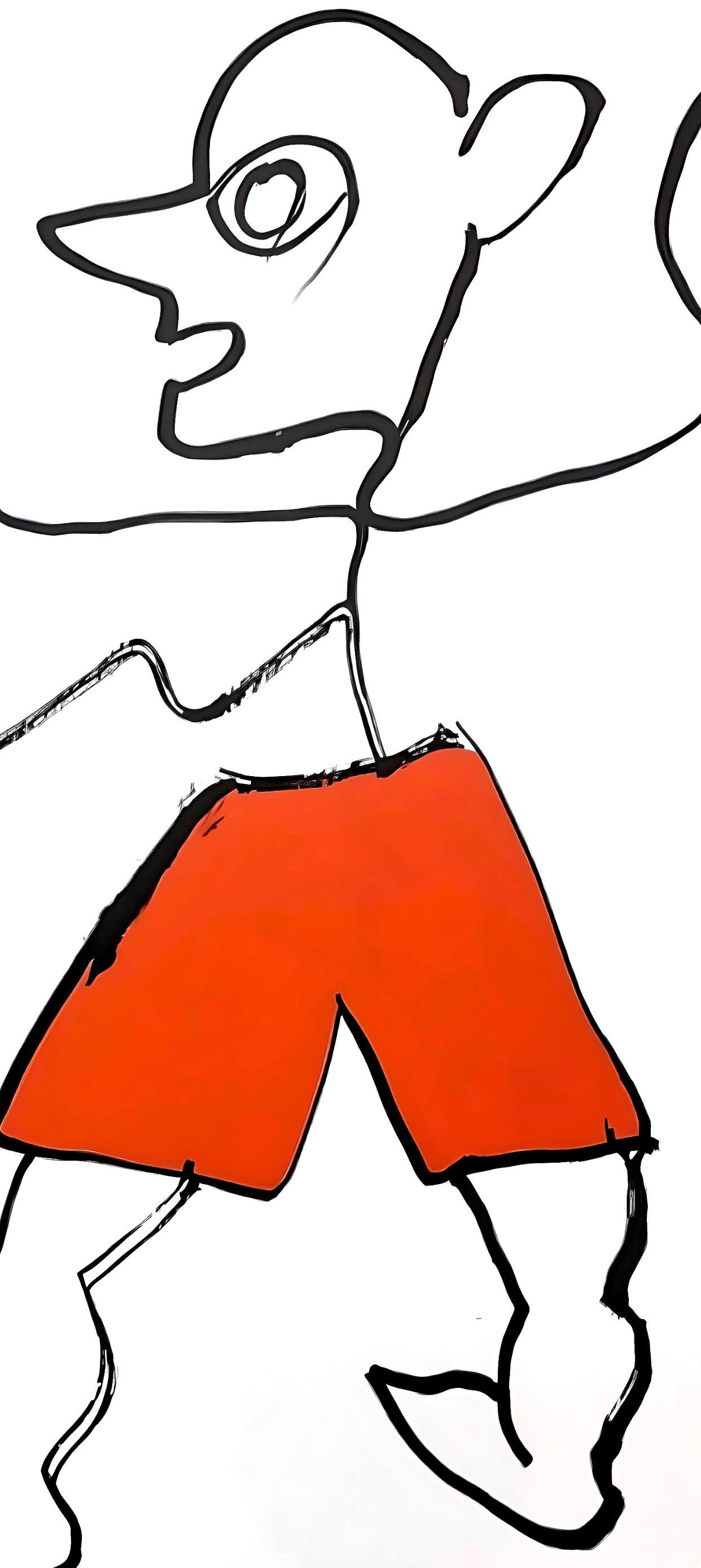 Composición, Derrière le miroir - Print Moderno de Alexander Calder
