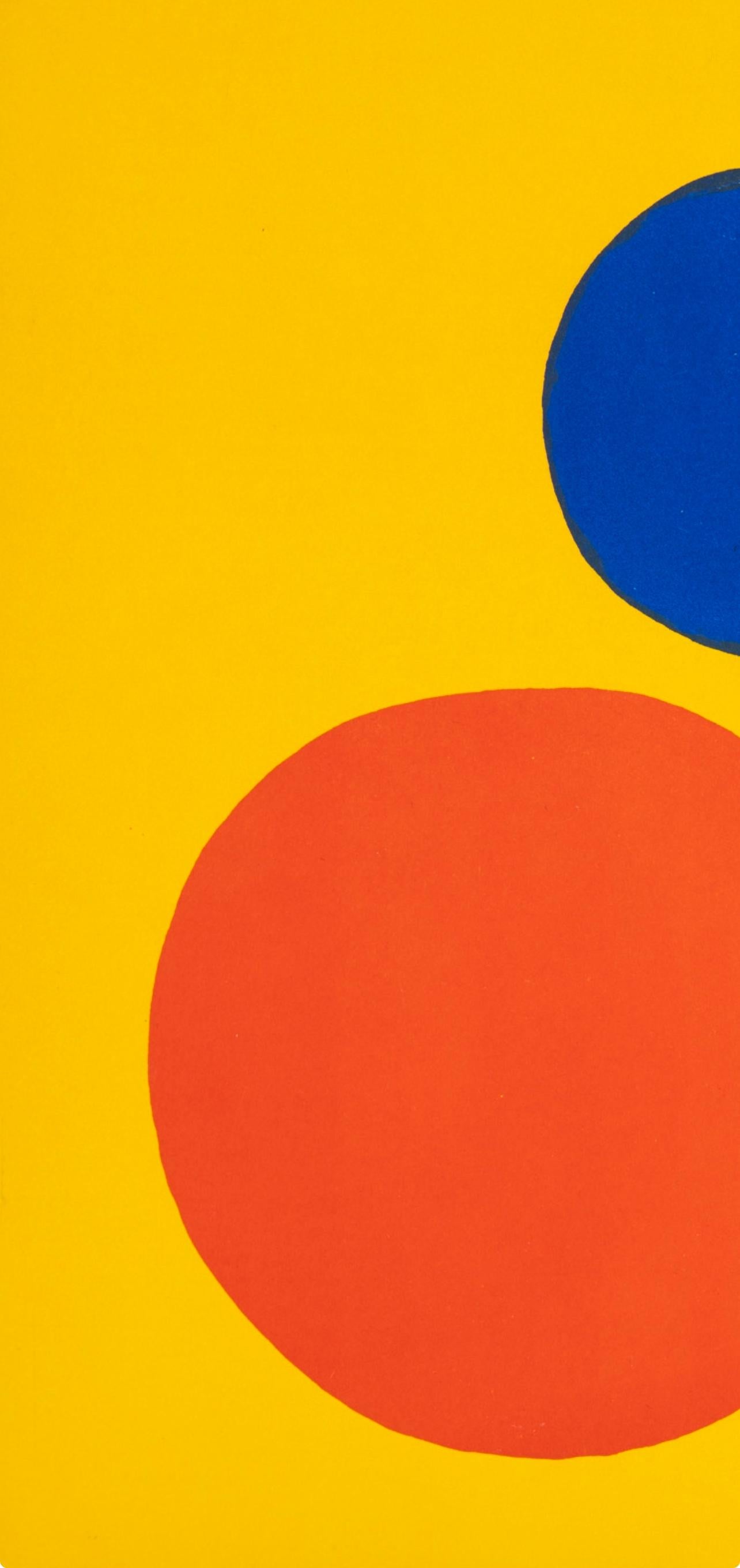 Zusammensetzung, Derrière le miroir (Moderne), Print, von Alexander Calder