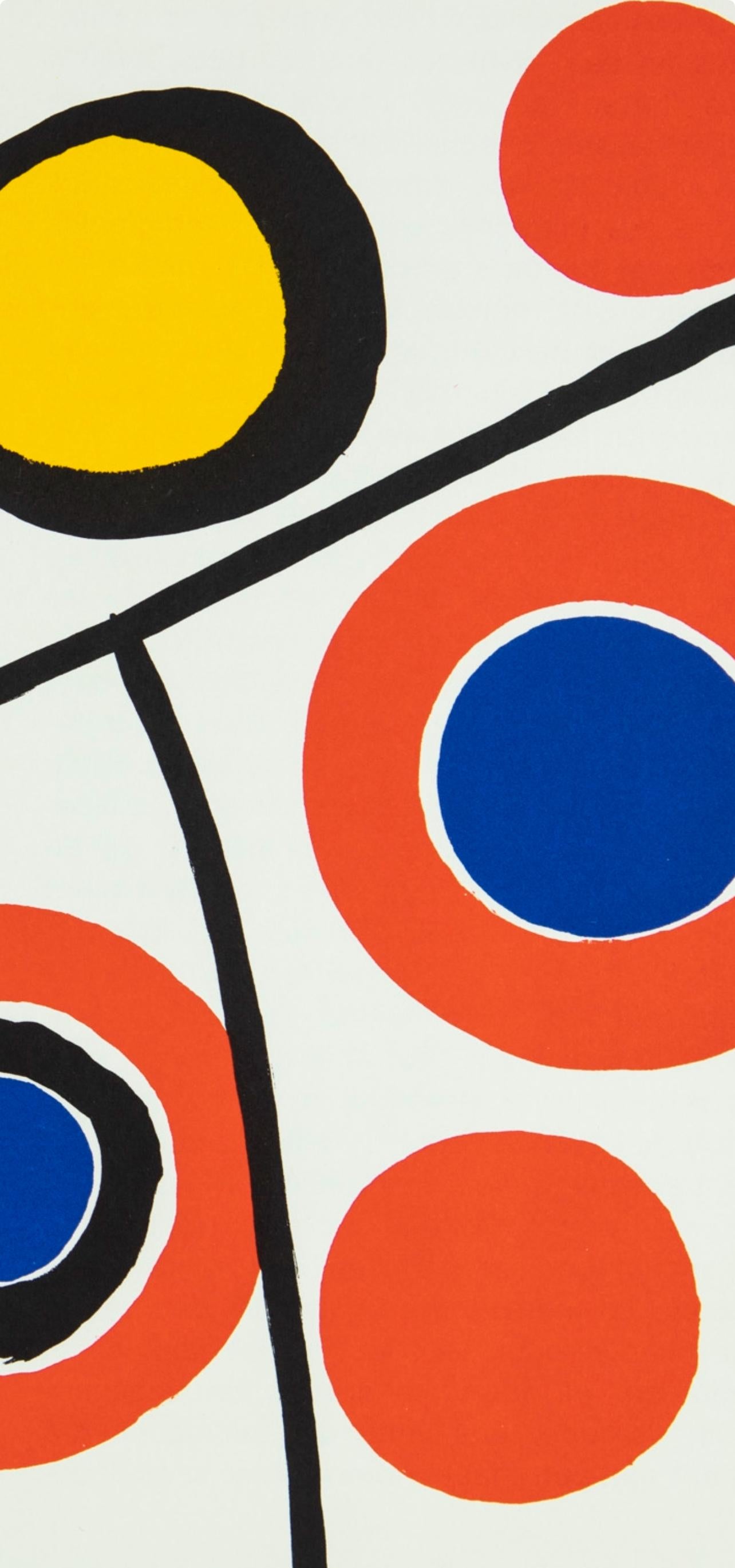 Composition, Derrière le miroir - Modern Print by Alexander Calder