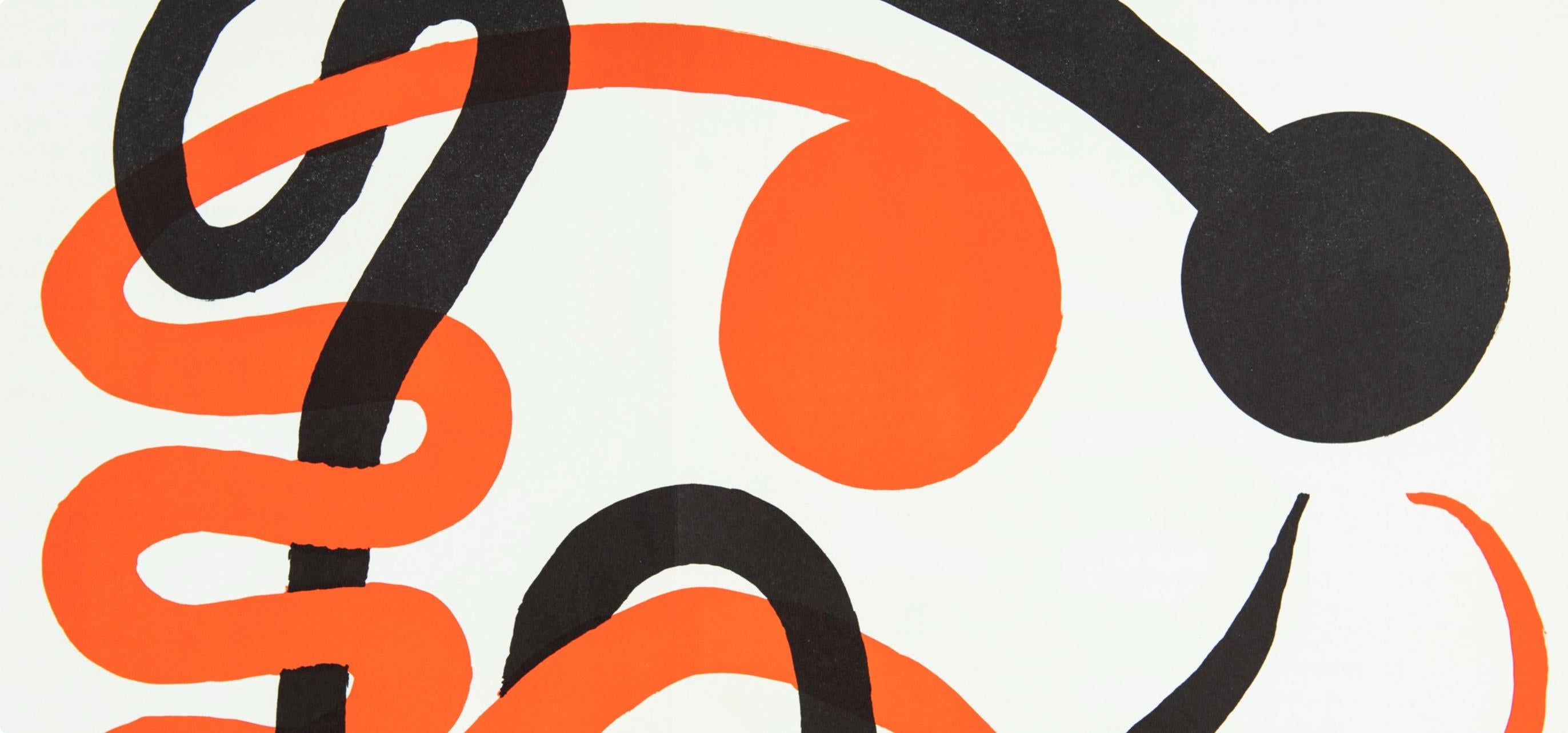 Composición, Derrière le miroir - Print Moderno de Alexander Calder