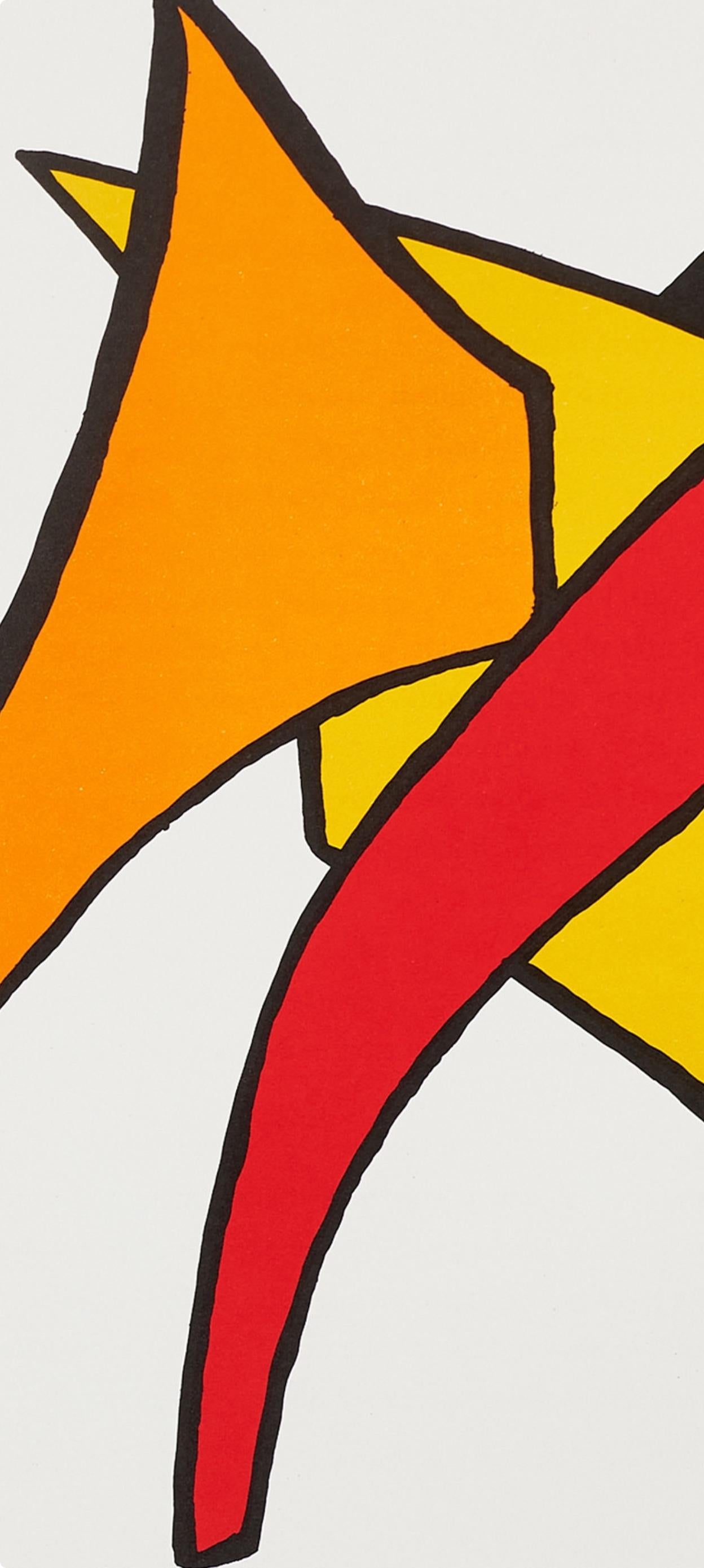 Lithograph on vélin paper. Paper Size: 15 x 22 inches, with centerfold, as issued. Inscription: Unsigned and unnumbered, as issued. Notes: From  the folio, Derrière le miroir, N° 141, 1963. Published by Aimé Maeght, Éditeur, Paris; printed by