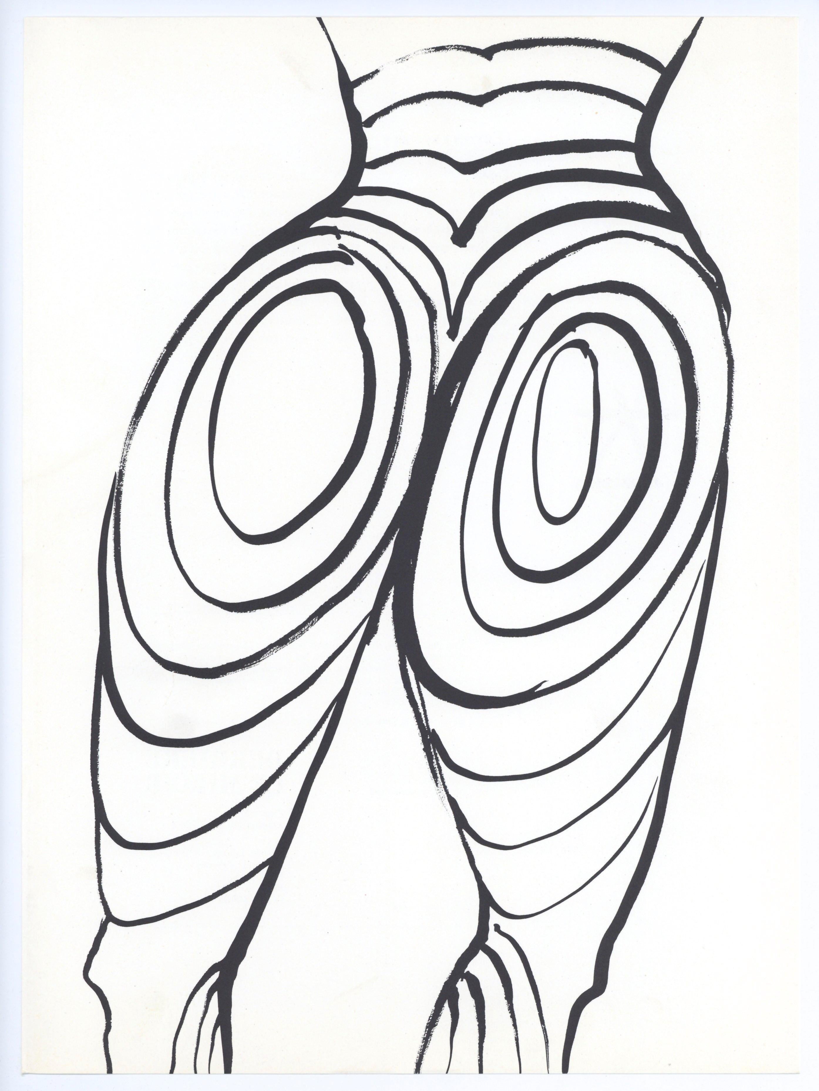 Lithograph on vélin paper. Paper Size: 15 x 11 inches. Inscription: Unsigned and unnumbered, as issued. Notes: From the folio, Derrière le miroir, N° 173, 1968. Published by Aimé Maeght, Éditeur, Paris; printed by Éditions Pierre à Feu, Galerie