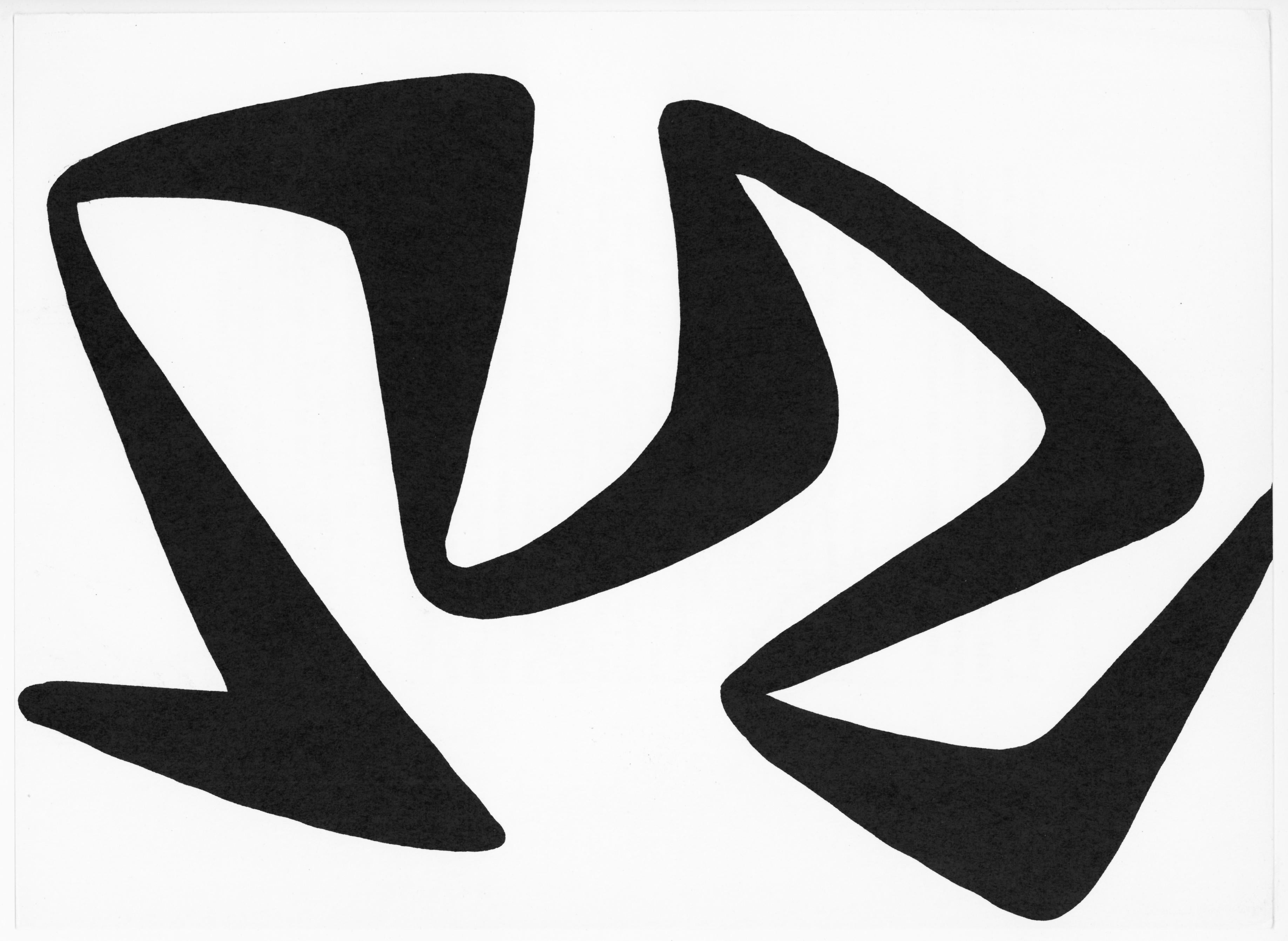 Lithograph on vélin paper. Paper Size: 11 x 15 inches. Inscription: Unsigned and unnumbered, as issued. Notes: From the folio, Derrière le miroir, N° 173, 1968. Published by Aimé Maeght, Éditeur, Paris; printed by Éditions Pierre à Feu, Galerie