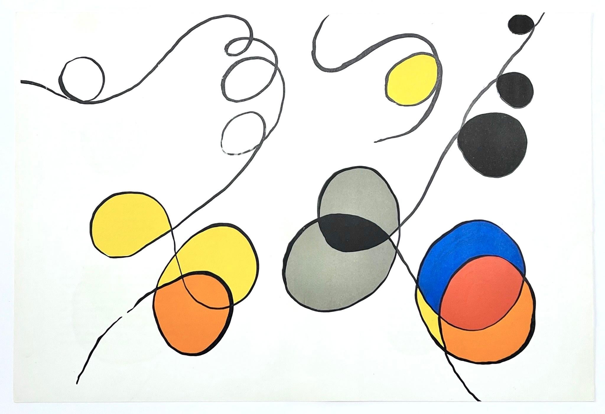 Lithograph on vélin paper. Paper Size: 15 x 22 inches, with centerfold, as issued. Inscription: Unsigned and unnumbered, as issued. Notes: From the folio, Derrière le miroir, N° 173, 1968. Published by Aimé Maeght, Éditeur, Paris; printed by