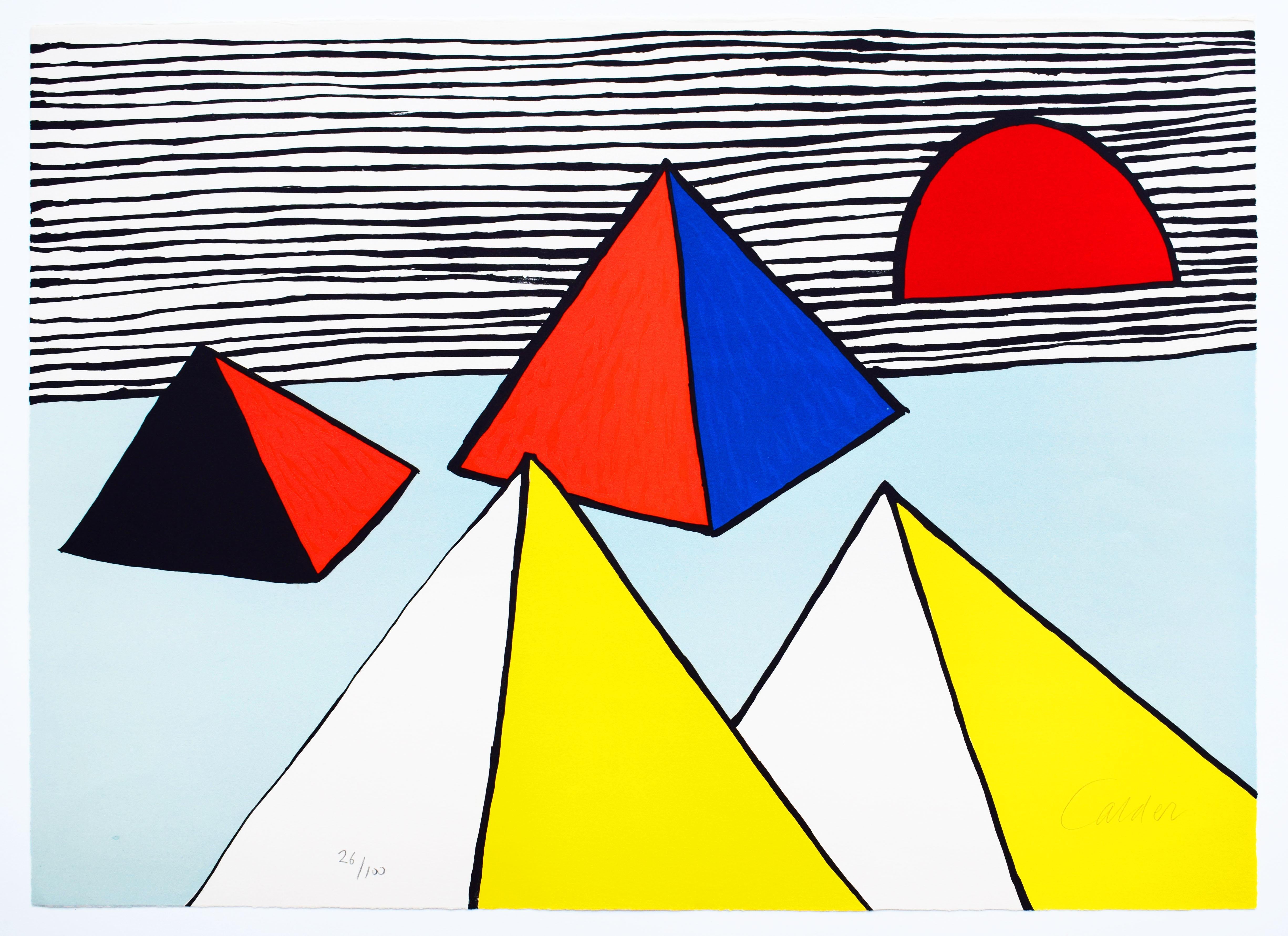Composition III, from The Elementary Memory - American Kinetic Art - Print by Alexander Calder