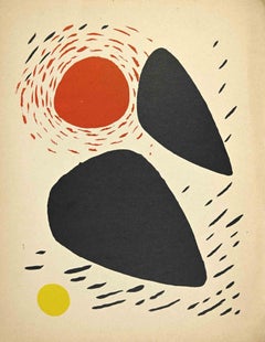Composition - Lithographie d'Alexander Calder - 1968