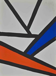 Composition - Lithograph Print After Alexander Calder - 1968