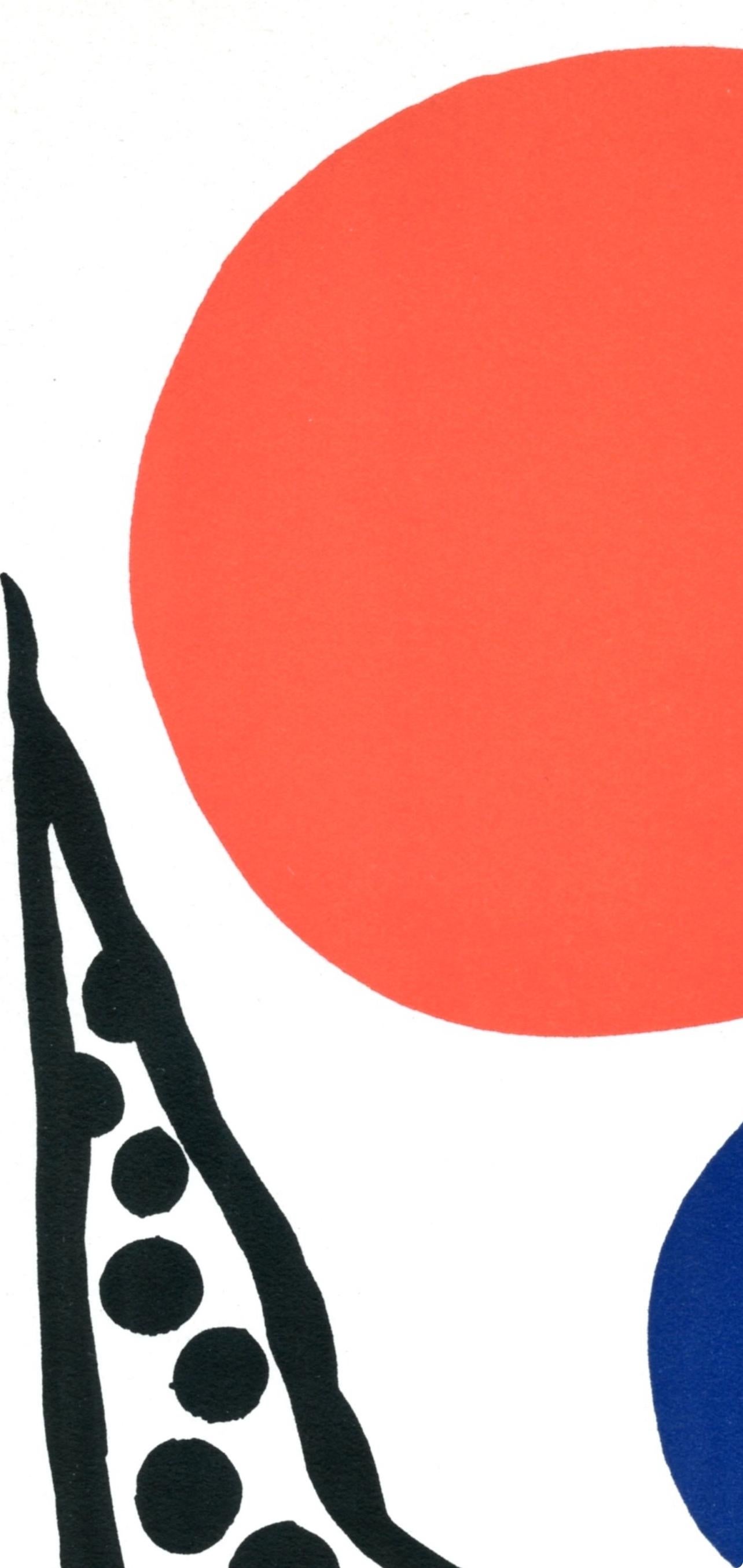 Composición, Impresiones de la imprenta Mourlot - Print Surrealista de Alexander Calder
