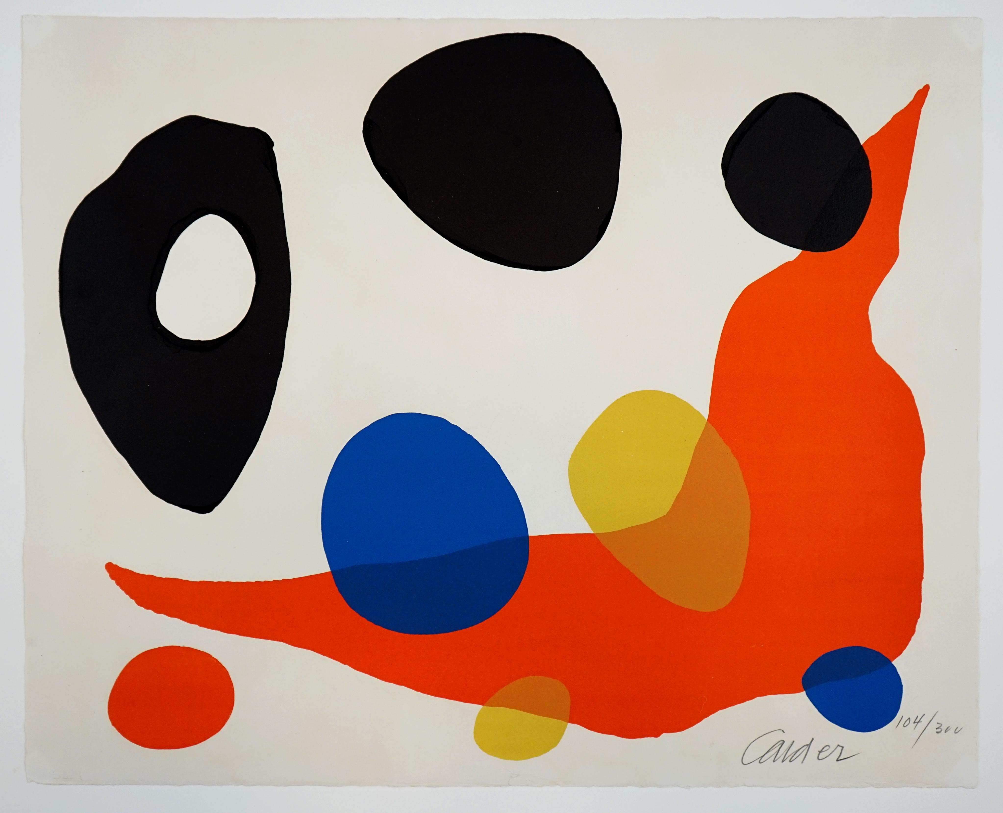 Composition (Red Boomerang) - Print by Alexander Calder