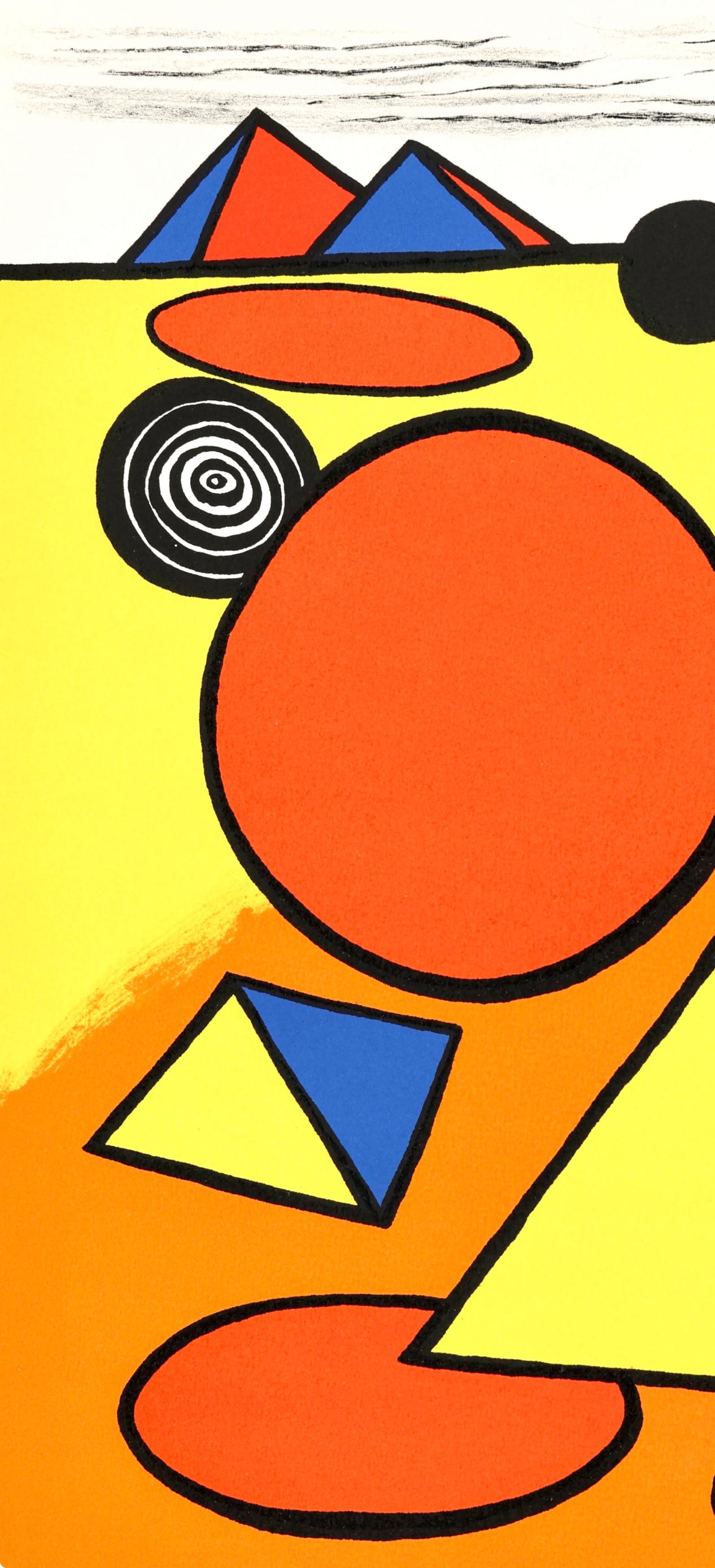 Composizione, San Lazzaro e i suoi amici, XXe siècle - Print di Alexander Calder