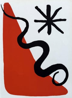 Composition With a Star - Lithograph, 1965