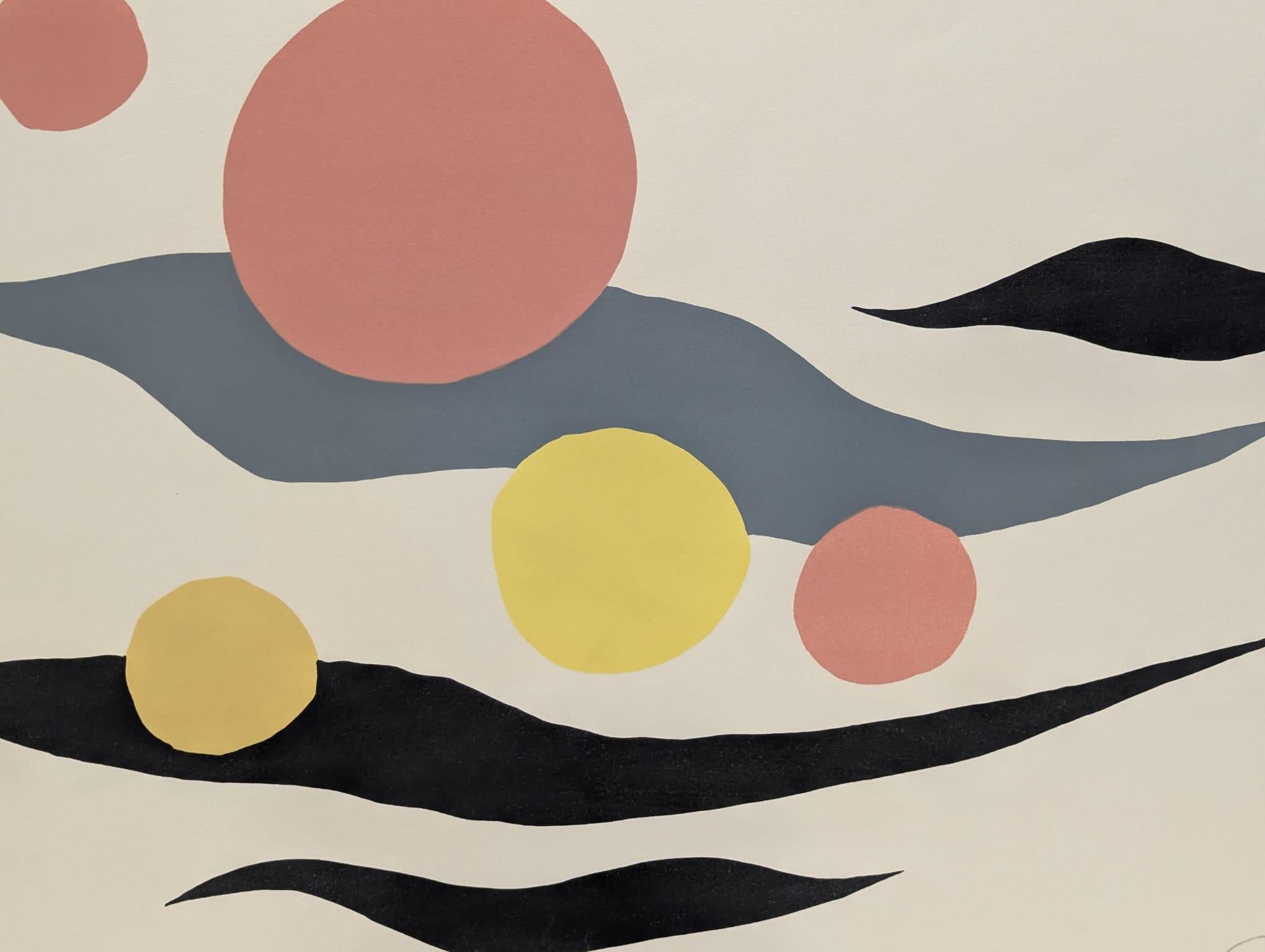 Composition with Clouds and Spheres For Sale 1