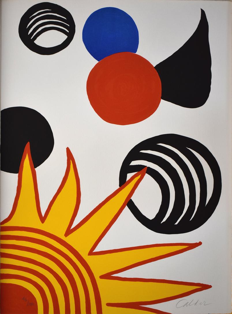 Alexander Calder Print -  Composition XII, from The Elementary Memory