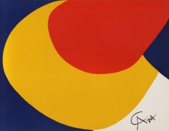 Convection, Flying Colors for Braniff Airlines, Lithograph by Alexander Calder