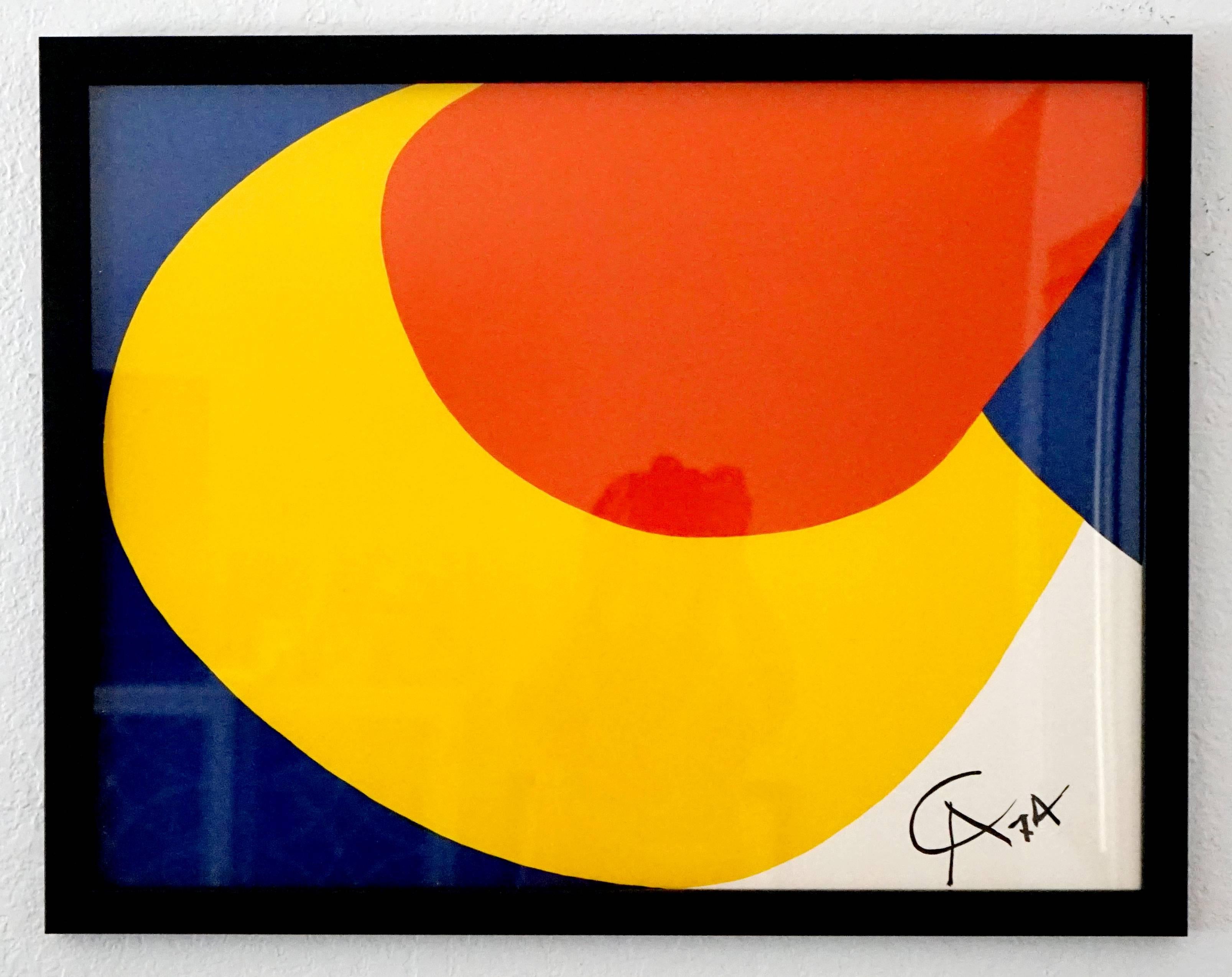 Alexander Calder Abstract Print – Convection