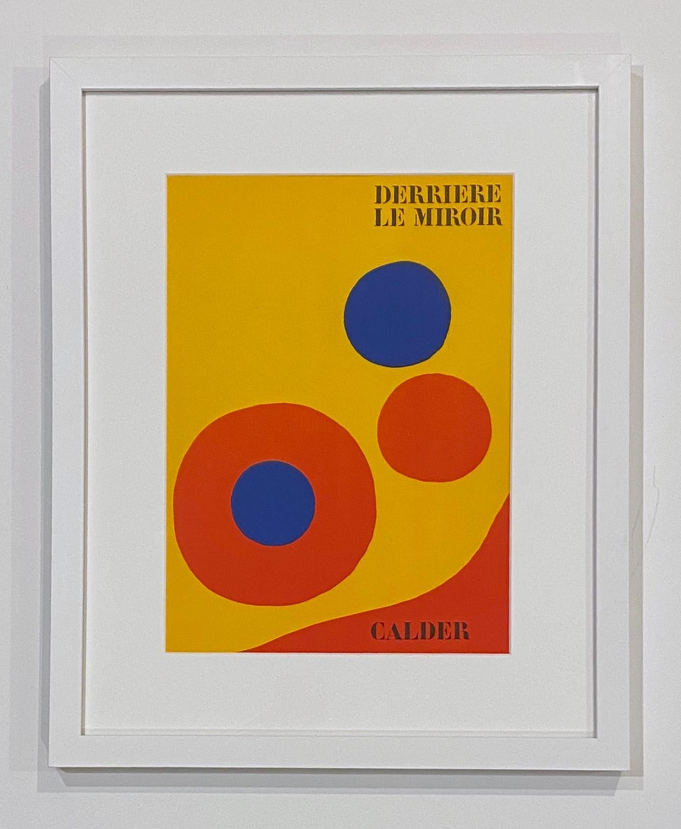 Deckel, Derriere le Miroir, #201 – Print von Alexander Calder
