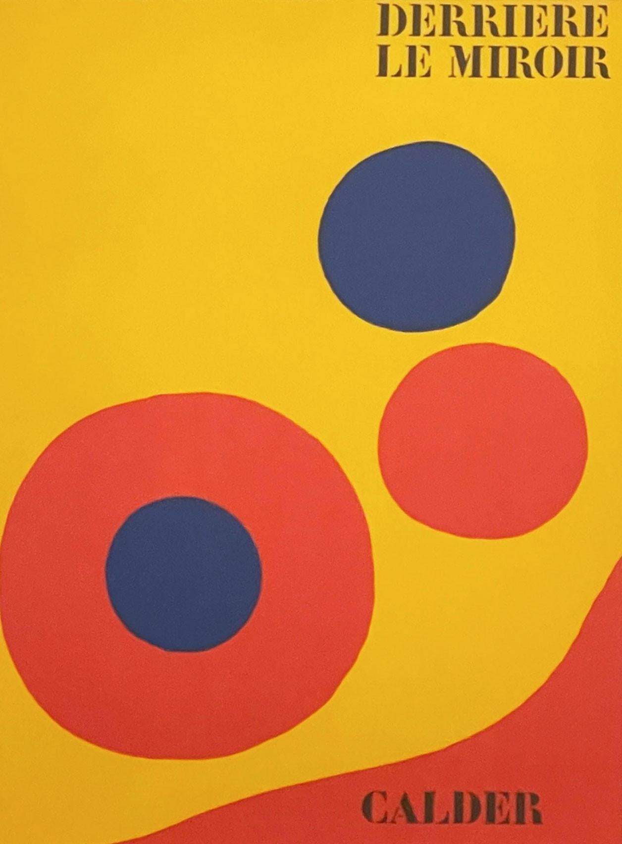 Alexander Calder Abstract Print - Cover Derriere le Miroir #201
