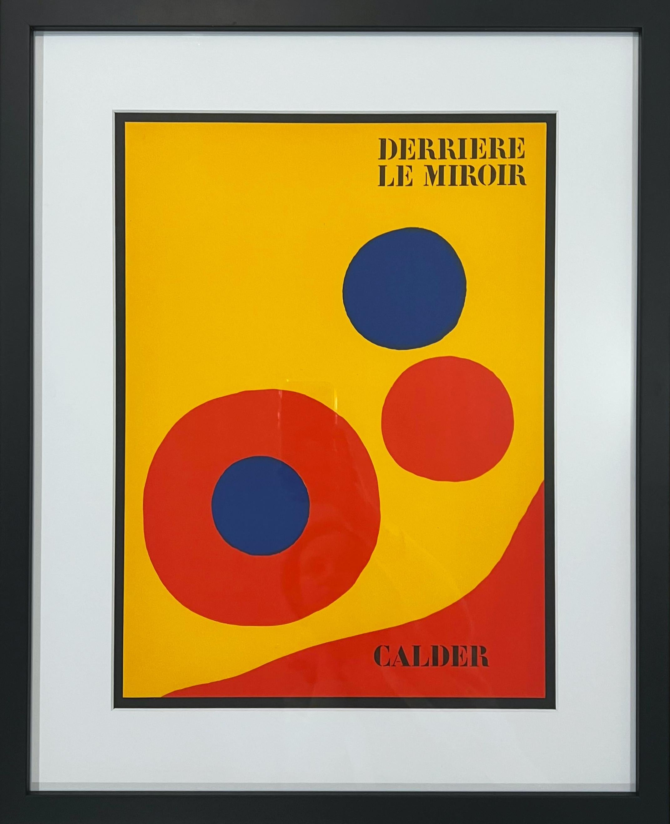 Alexander Calder Abstract Print - Cover Derriere le Miroir #201