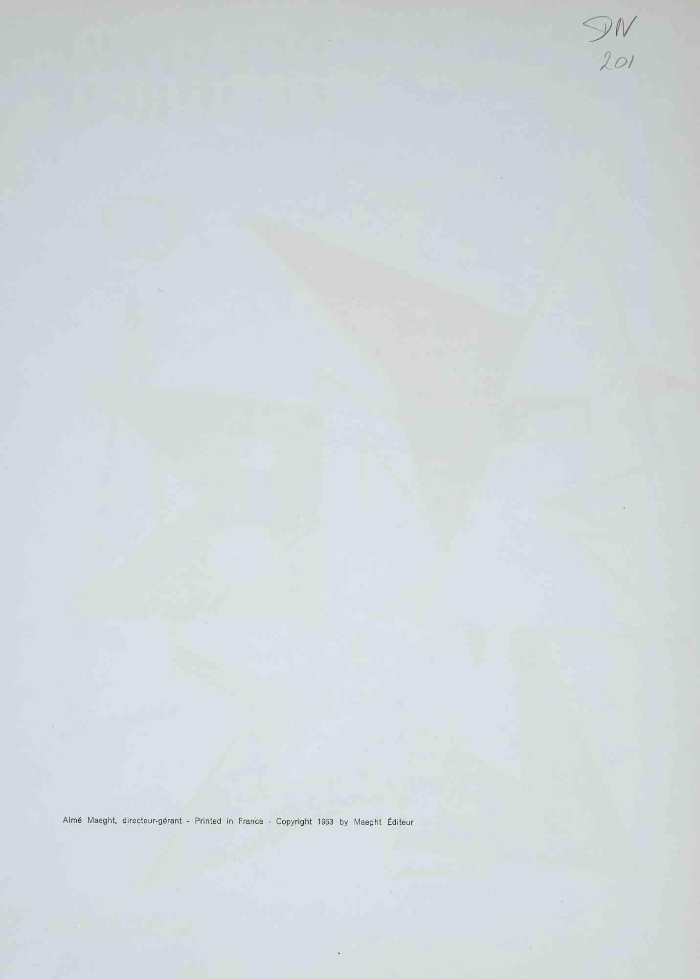 Cover for Derriere Le Miroir - Lithograph by Alexander Calder - 1963 1