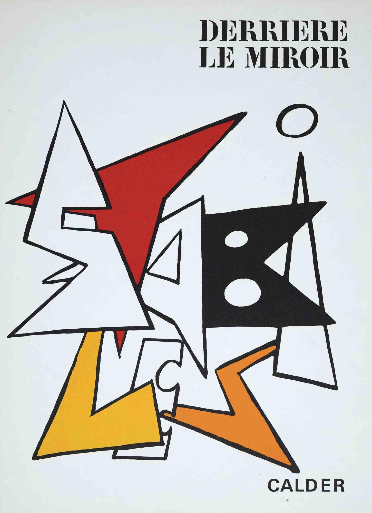 Cover for Derriere Le Miroir is an original lithograph realized by Alexander Calder in 1963 for the Art Magazine Derrière Le Miroir no. 141.

The artwork is the cover realized by the artist for  Derriere Le Miroir.   Printed by Ateliers de Maeght,